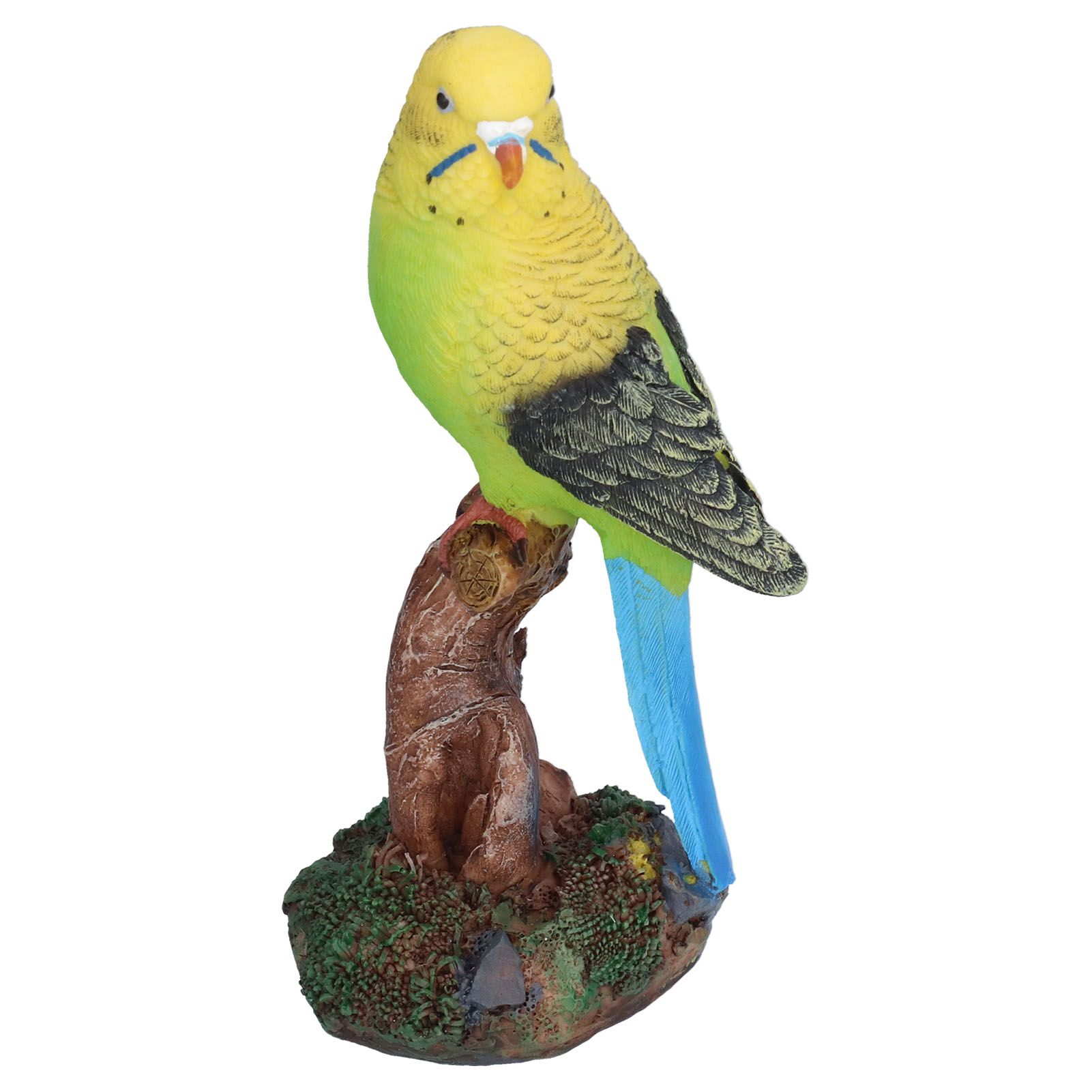 Resin Parrot Ornament Home Decorations Bonsai Small Bird Model Gift Resin Crafts Yellow - Image 6