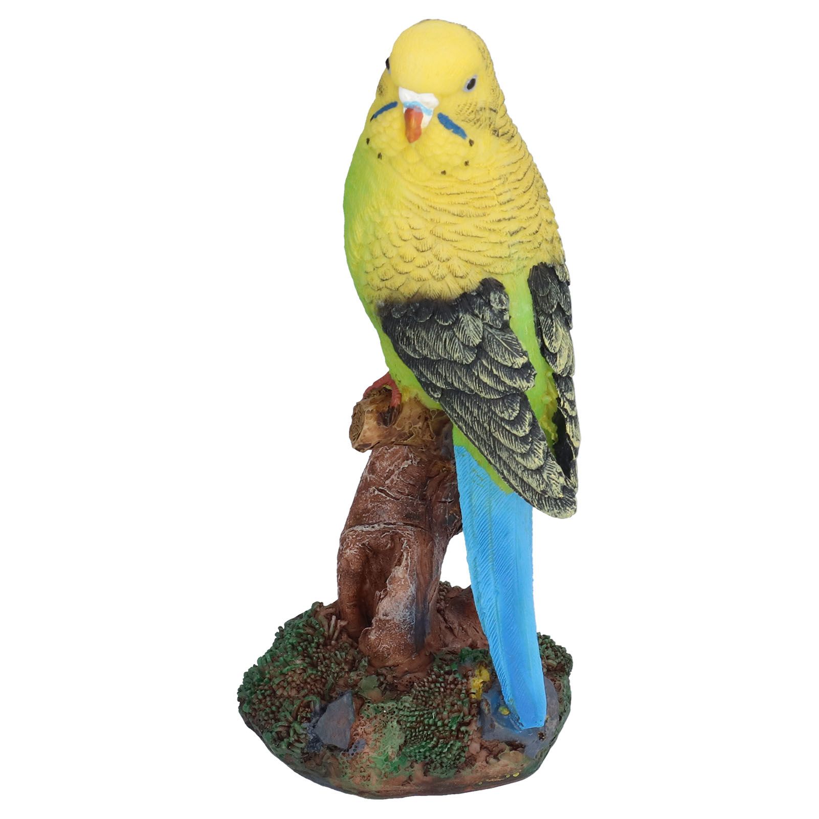 Resin Parrot Ornament Home Decorations Bonsai Small Bird Model Gift Resin Crafts Yellow - Image 7