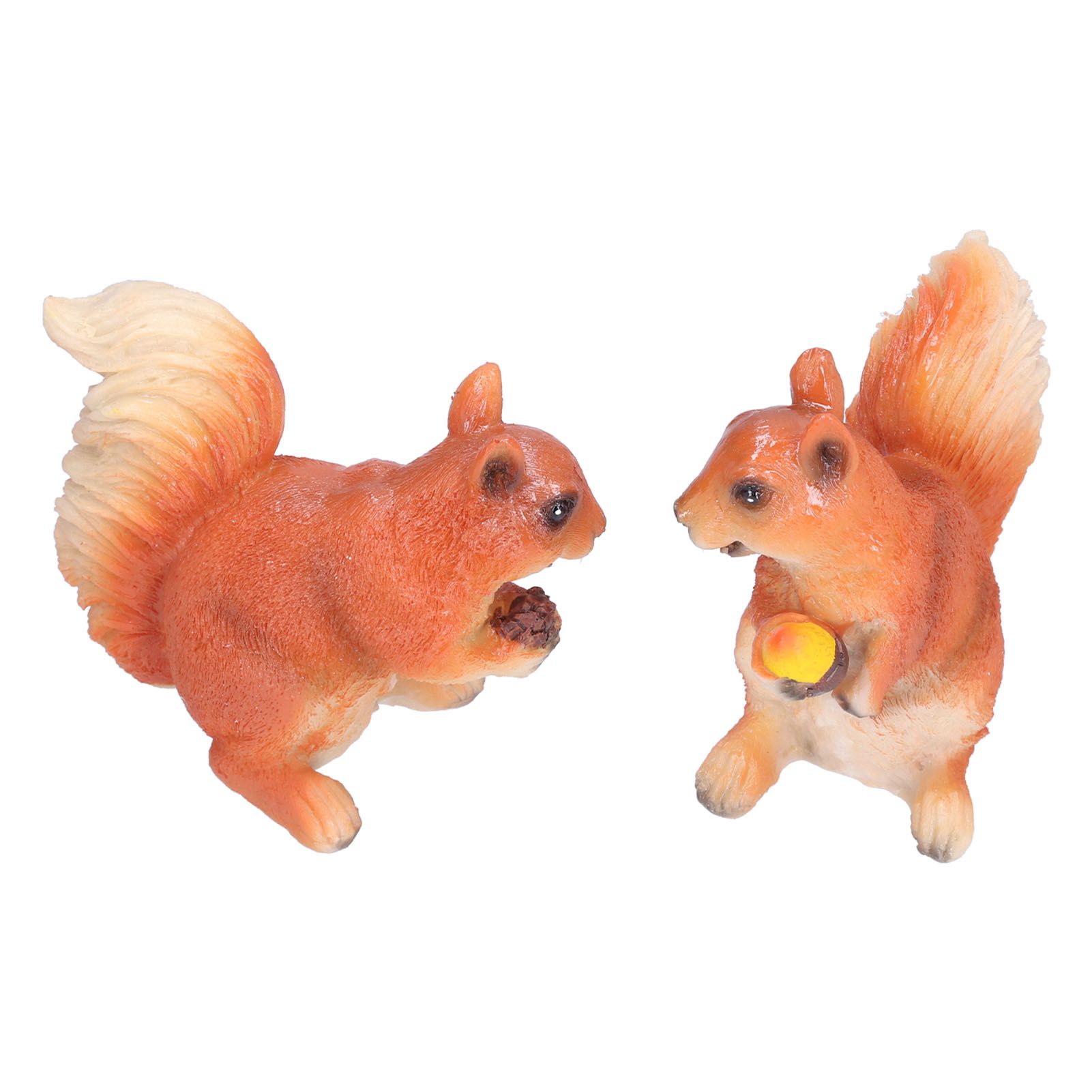 Resin Animal Squirrels Model Cartoon Squirrels Shaped Statue Decoration Synthetic Resin Micro Landscape Crafts for Home Garden Terrace YardStyle 2 - Image 6