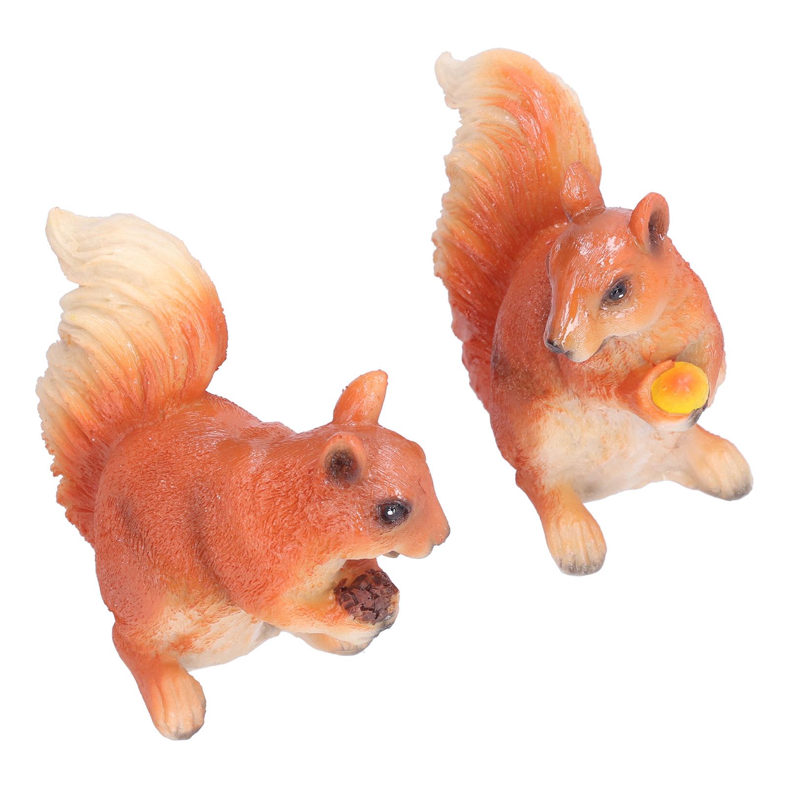 Resin Animal Squirrels Model Cartoon Squirrels Shaped Statue Decoration Synthetic Resin Micro Landscape Crafts for Home Garden Terrace YardStyle 2 - Image 8