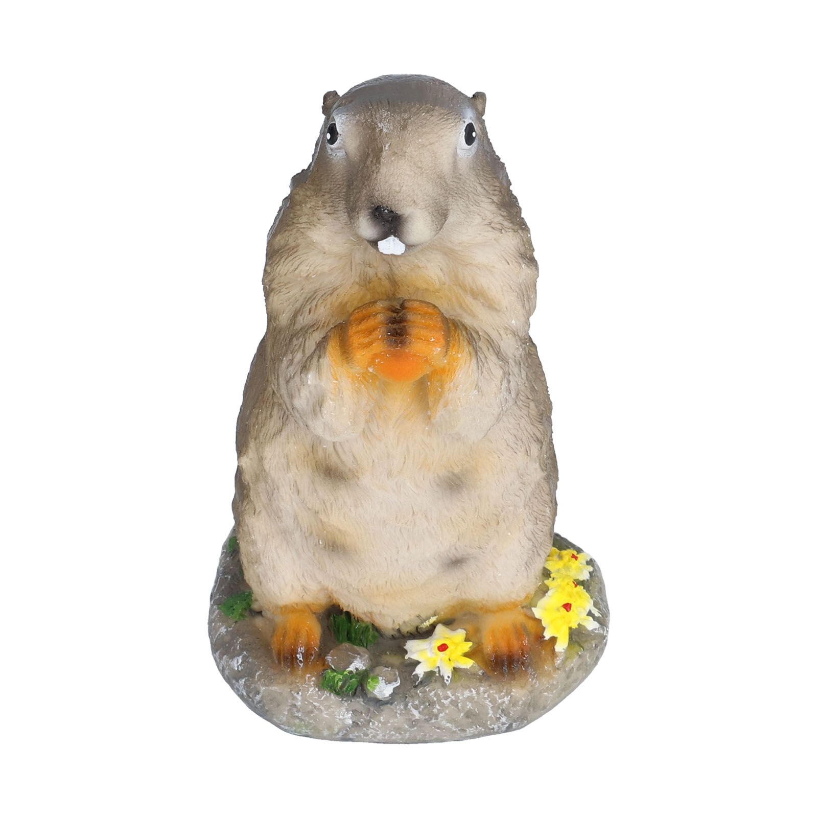 Resin Groundhog Small Ornaments Animal Model Landscape Props Resin Crafts Bonsai Decorations - Image 1