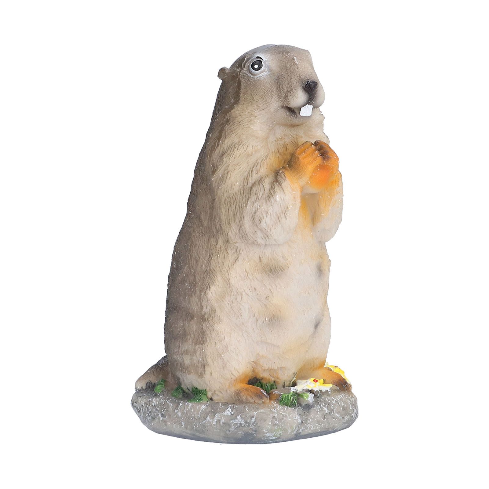 Resin Groundhog Small Ornaments Animal Model Landscape Props Resin Crafts Bonsai Decorations - Image 2