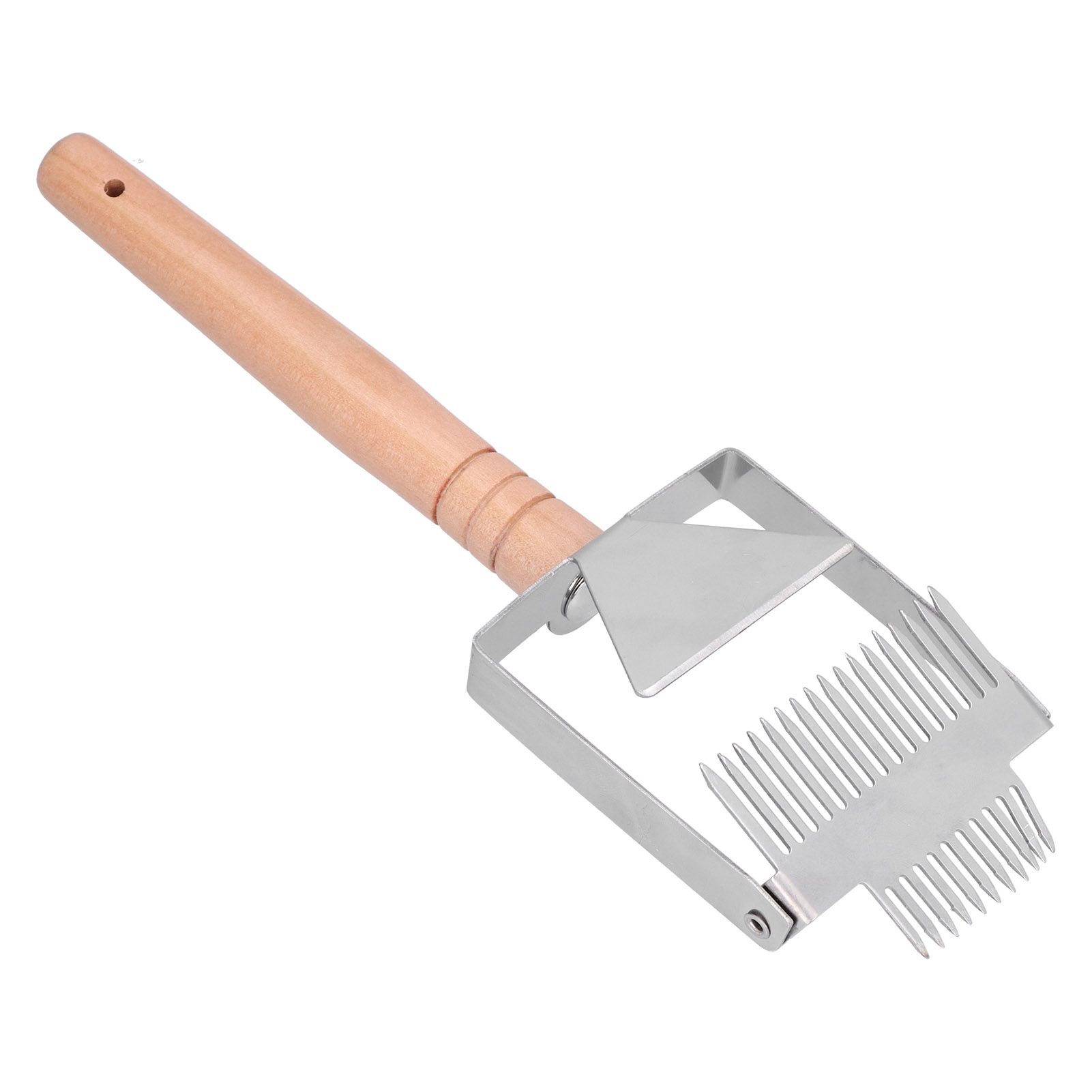 Uncapping Fork Double Head Honey Cutting Fork Scraper Beehive Tool Beekeeping ToolsWooden Handle - Image 3