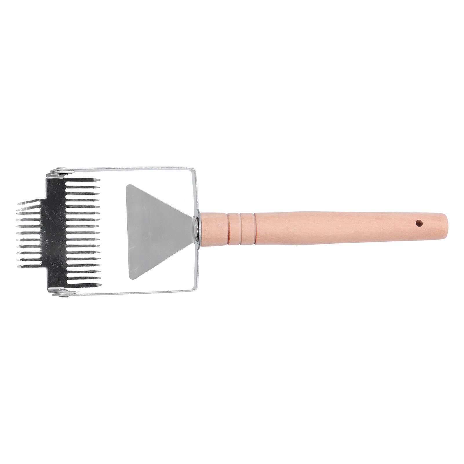Uncapping Fork Double Head Honey Cutting Fork Scraper Beehive Tool Beekeeping ToolsWooden Handle - Image 4