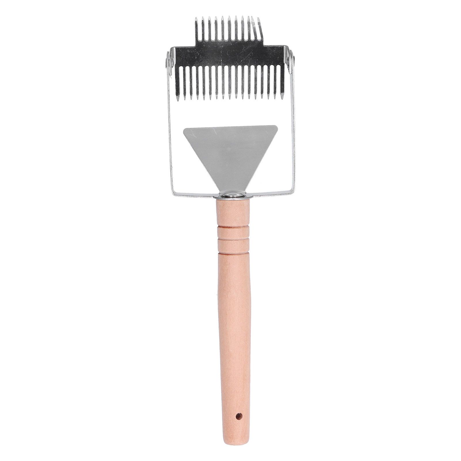 Uncapping Fork Double Head Honey Cutting Fork Scraper Beehive Tool Beekeeping ToolsWooden Handle - Image 5