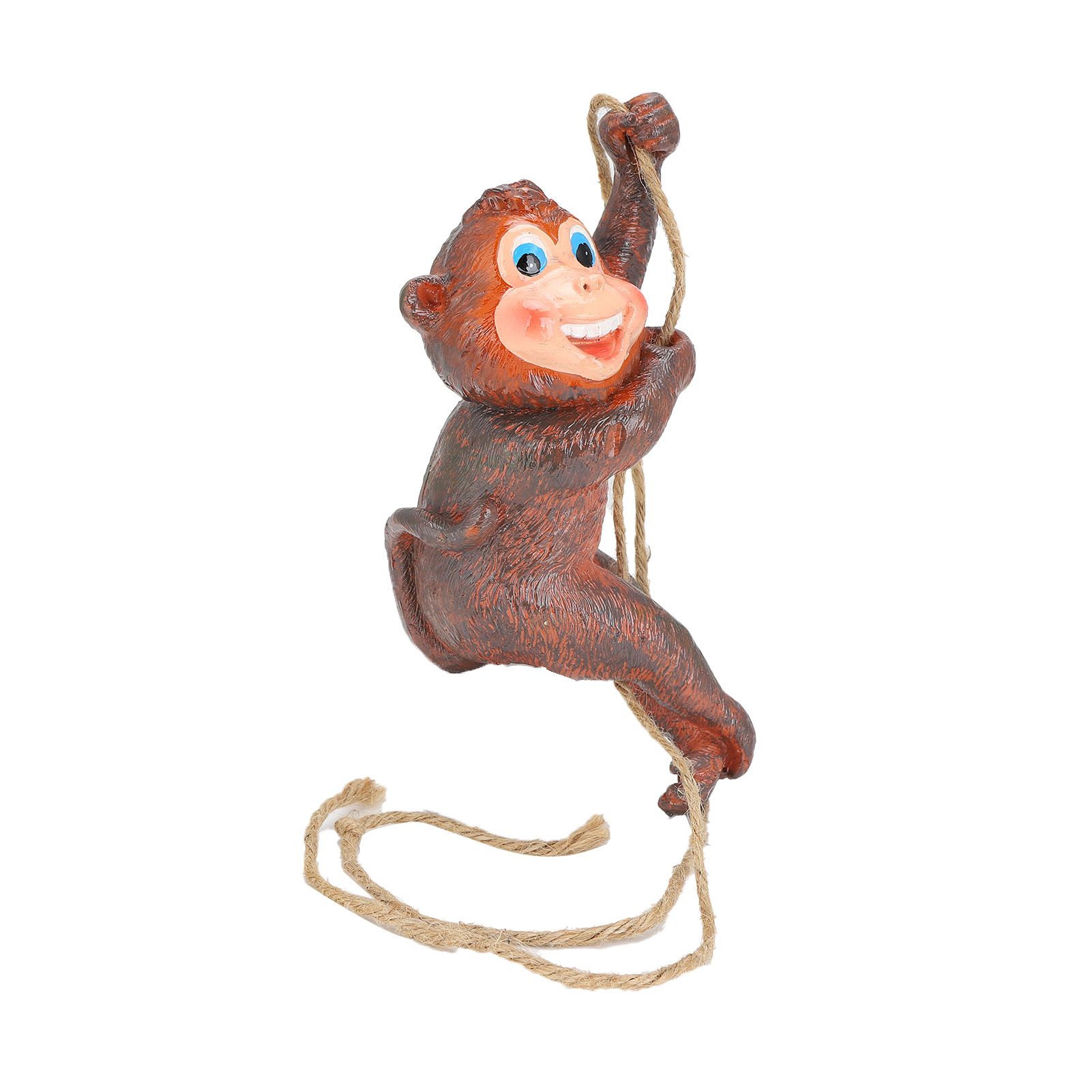 Resin Animal Ornament Monkey Shaped Hanging Ornaments Swing Pendant Decoration for Home Garden Terrace Yard - Image 2