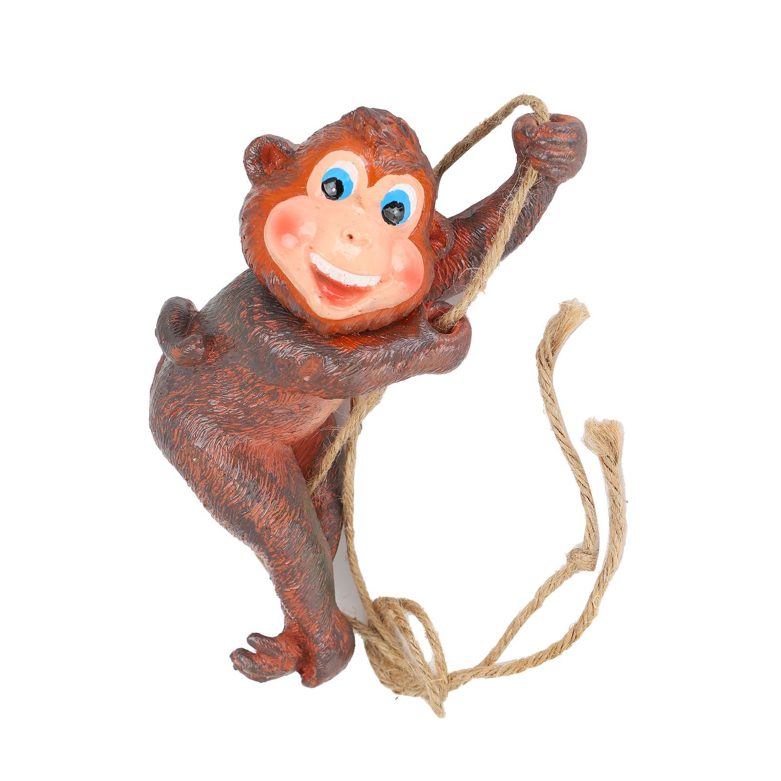 Resin Animal Ornament Monkey Shaped Hanging Ornaments Swing Pendant Decoration for Home Garden Terrace Yard - Image 5