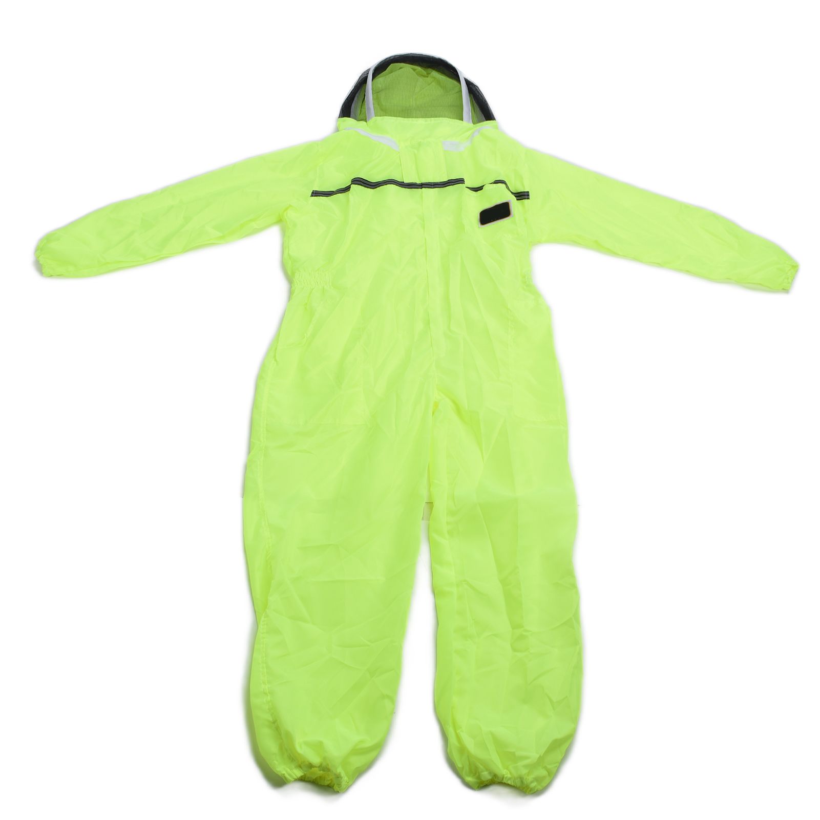 Beekeeping Suit Fluorescent Green One Piece Zipper Design Breathable Beekeeper Clothing - Image 1