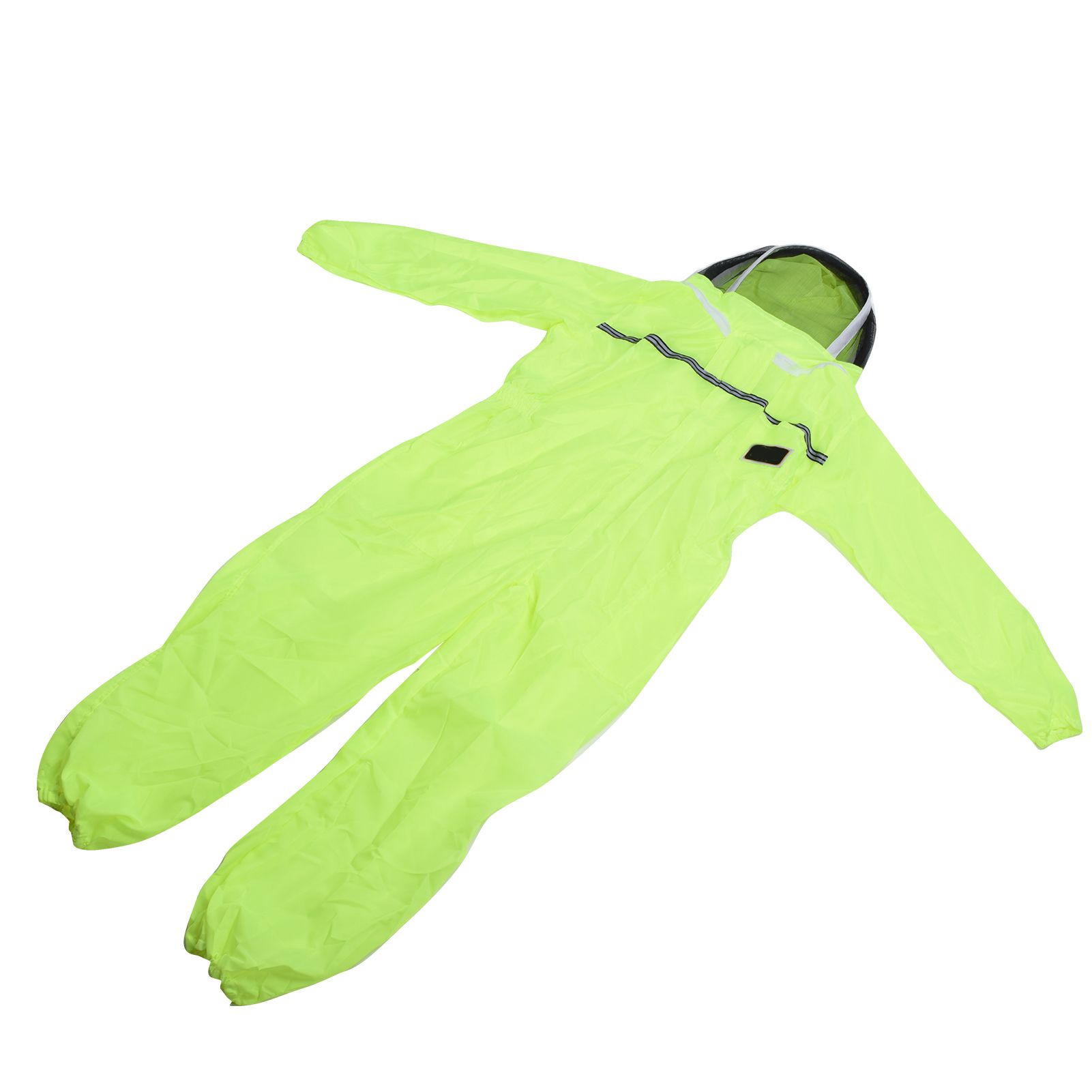 Beekeeping Suit Fluorescent Green One Piece Zipper Design Breathable Beekeeper Clothing - Image 3