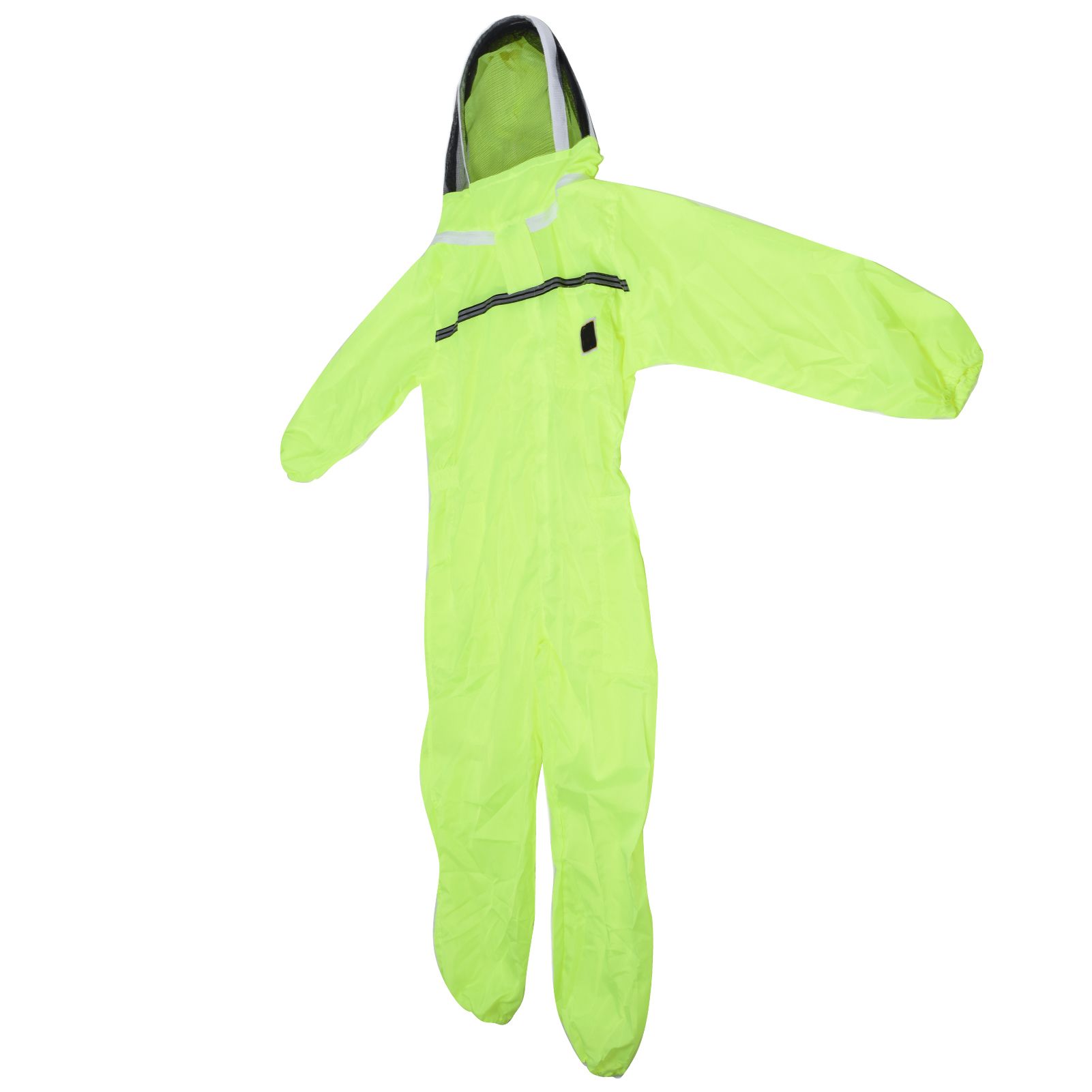 Beekeeping Suit Fluorescent Green One Piece Zipper Design Breathable Beekeeper Clothing - Image 6