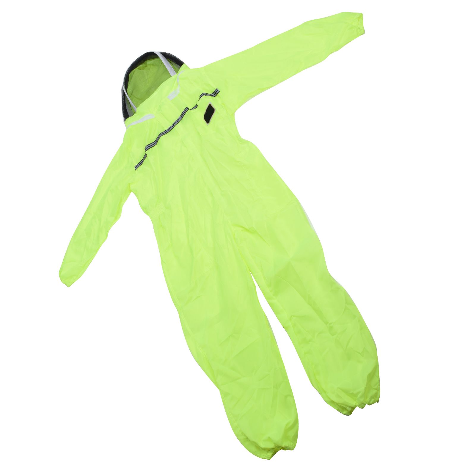 Beekeeping Suit Fluorescent Green One Piece Zipper Design Breathable Beekeeper Clothing - Image 7