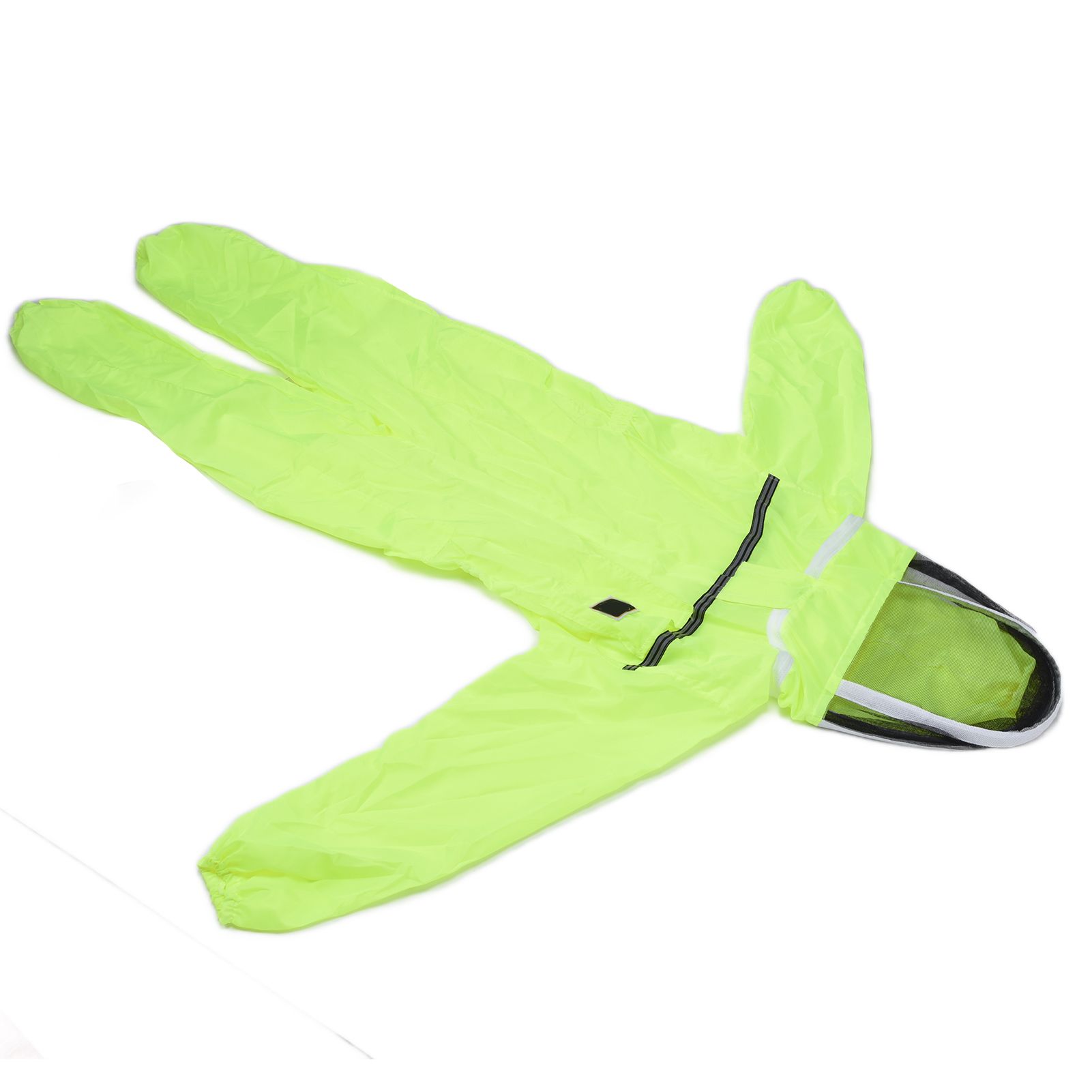 Beekeeping Suit Fluorescent Green One Piece Zipper Design Breathable Beekeeper Clothing - Image 8
