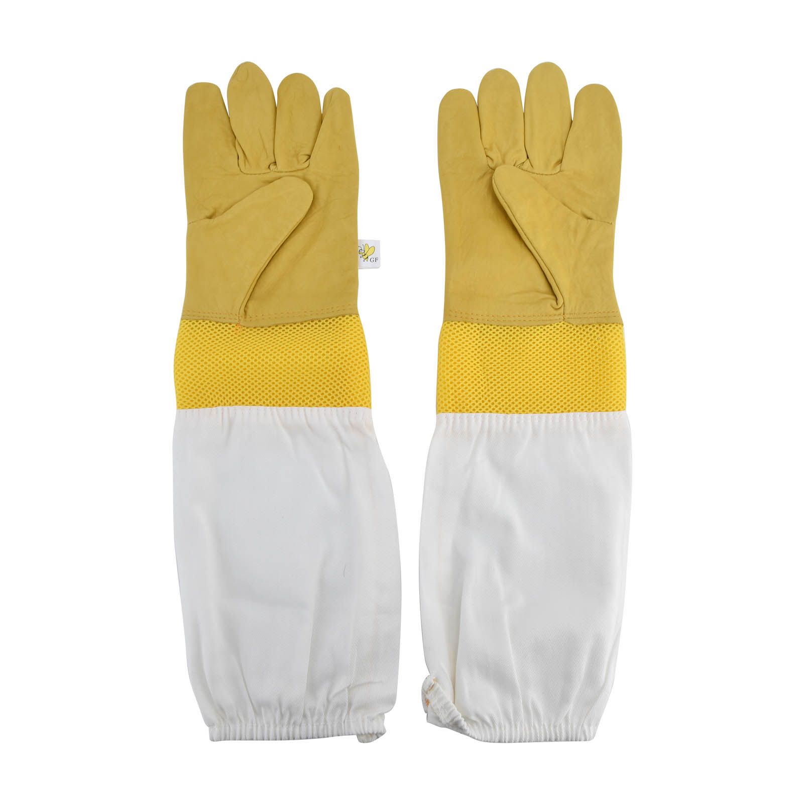 Beekeeping Gloves Breathable Sheepskin Gloves with Extended Sleeves for Beekeeper - Image 1