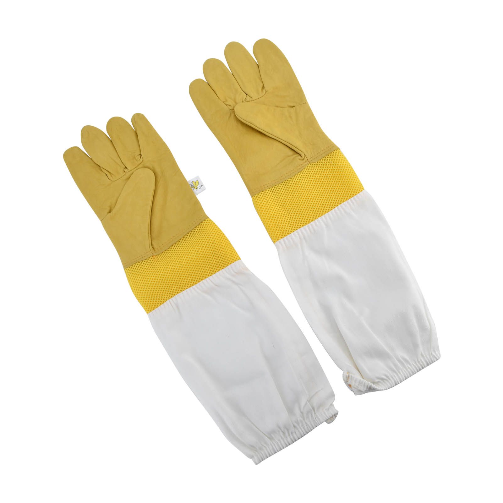Beekeeping Gloves Breathable Sheepskin Gloves with Extended Sleeves for Beekeeper - Image 2