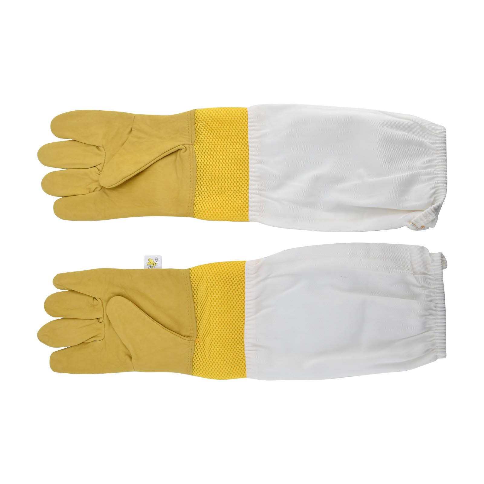 Beekeeping Gloves Breathable Sheepskin Gloves with Extended Sleeves for Beekeeper - Image 4