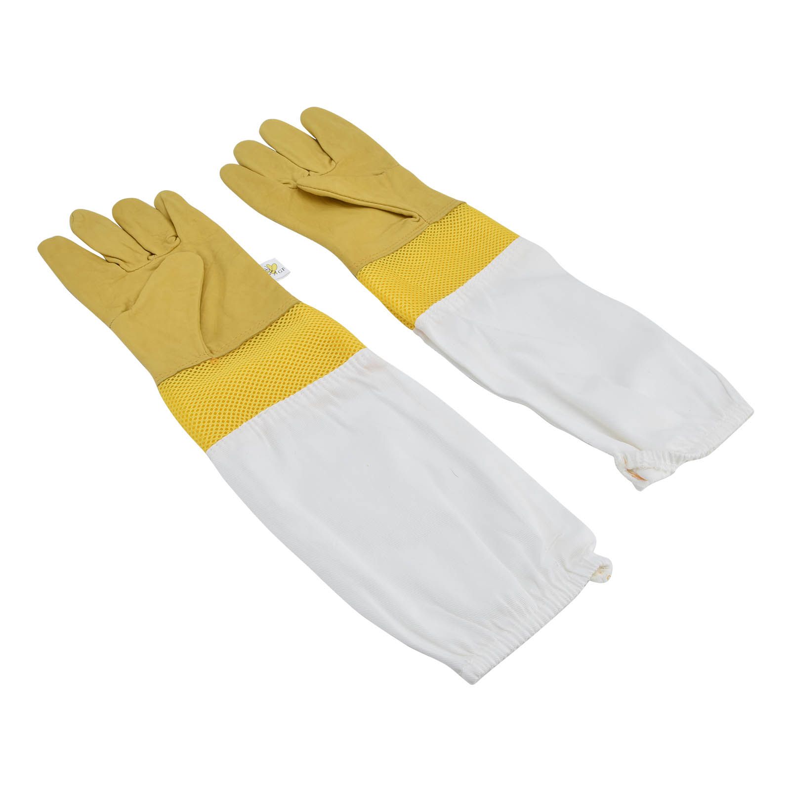 Beekeeping Gloves Breathable Sheepskin Gloves with Extended Sleeves for Beekeeper - Image 8