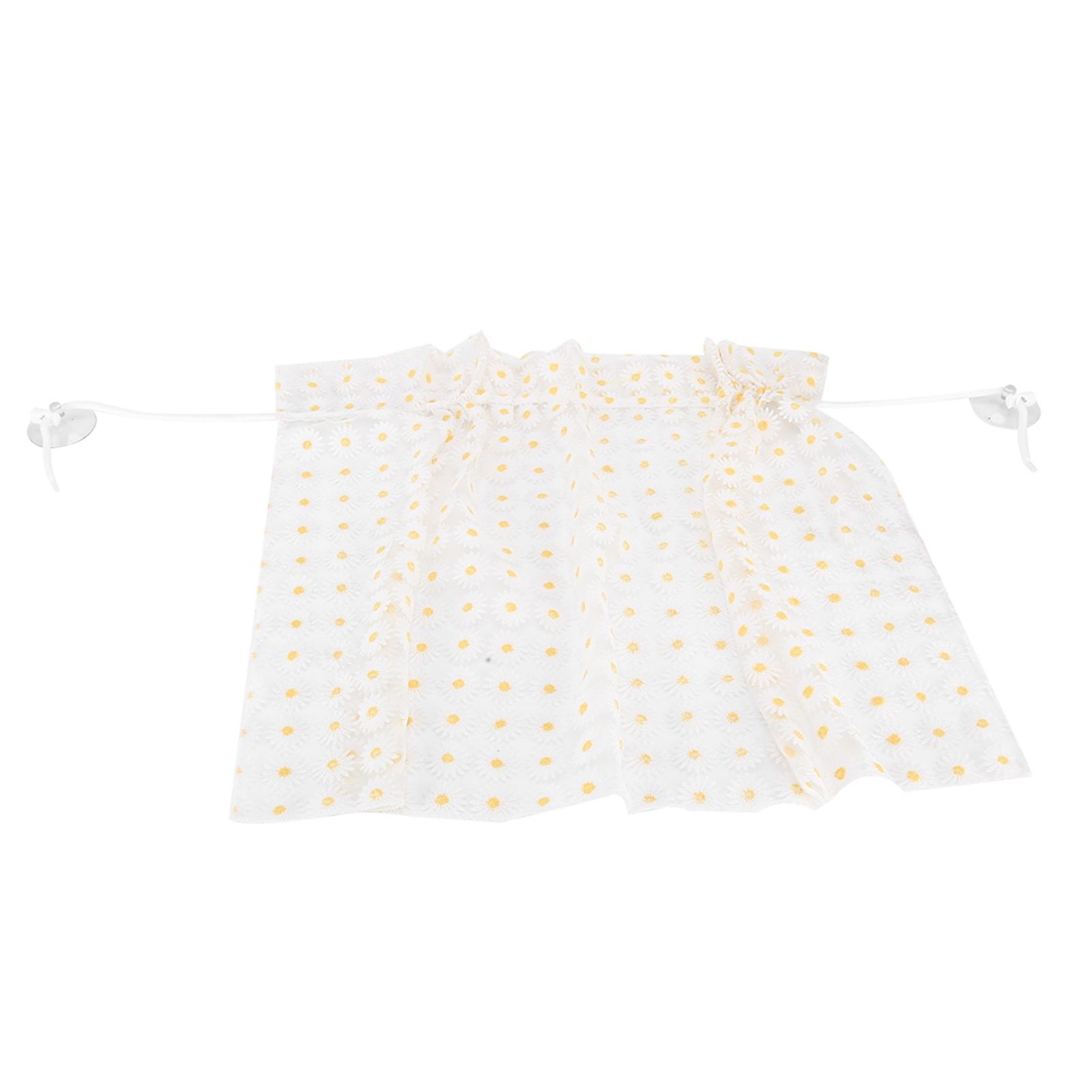 Daisy Car Curtain Lace Detachable Petal Embroidery Tulle Car Curtain Car Decorative Curtain - Image 5