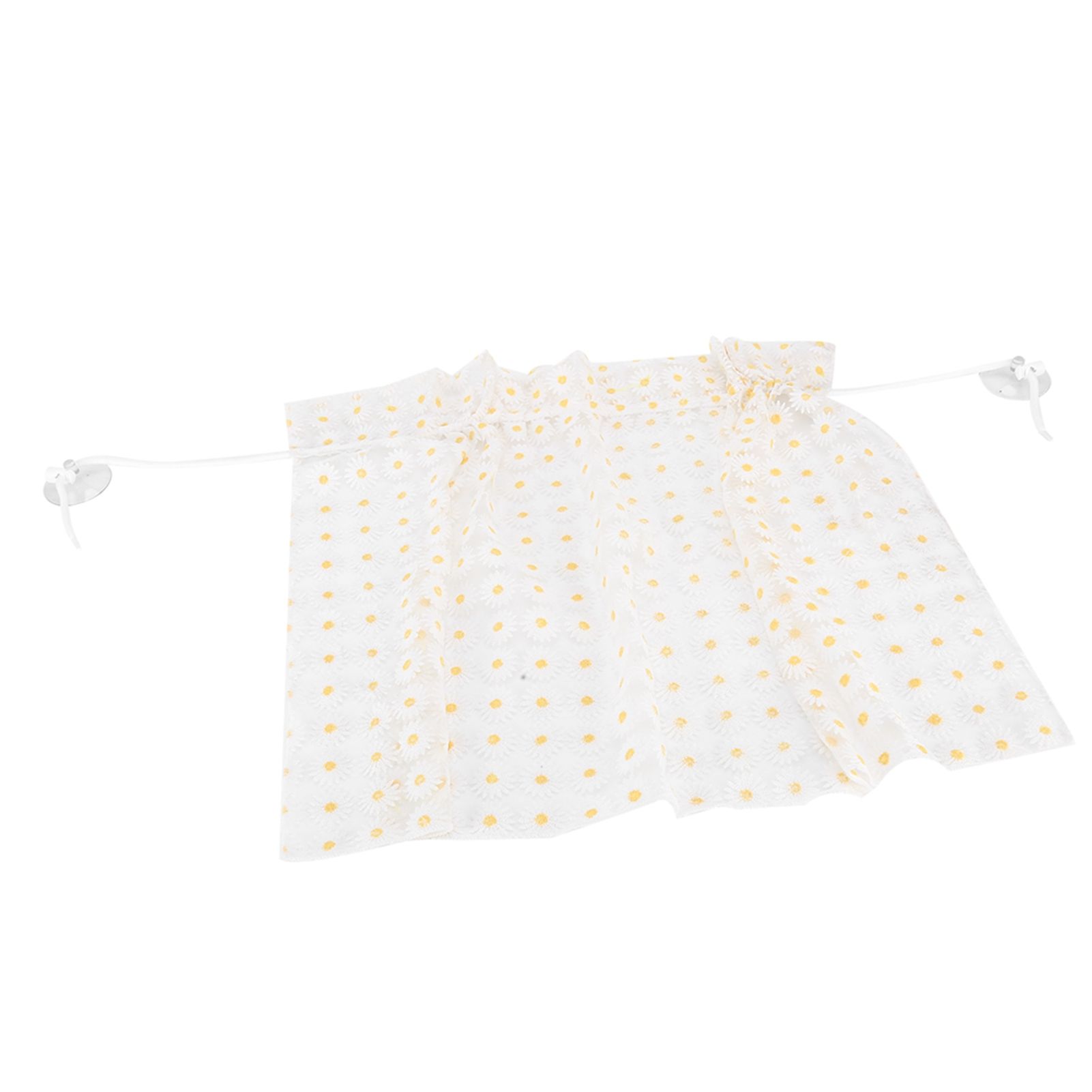 Daisy Car Curtain Lace Detachable Petal Embroidery Tulle Car Curtain Car Decorative Curtain - Image 8