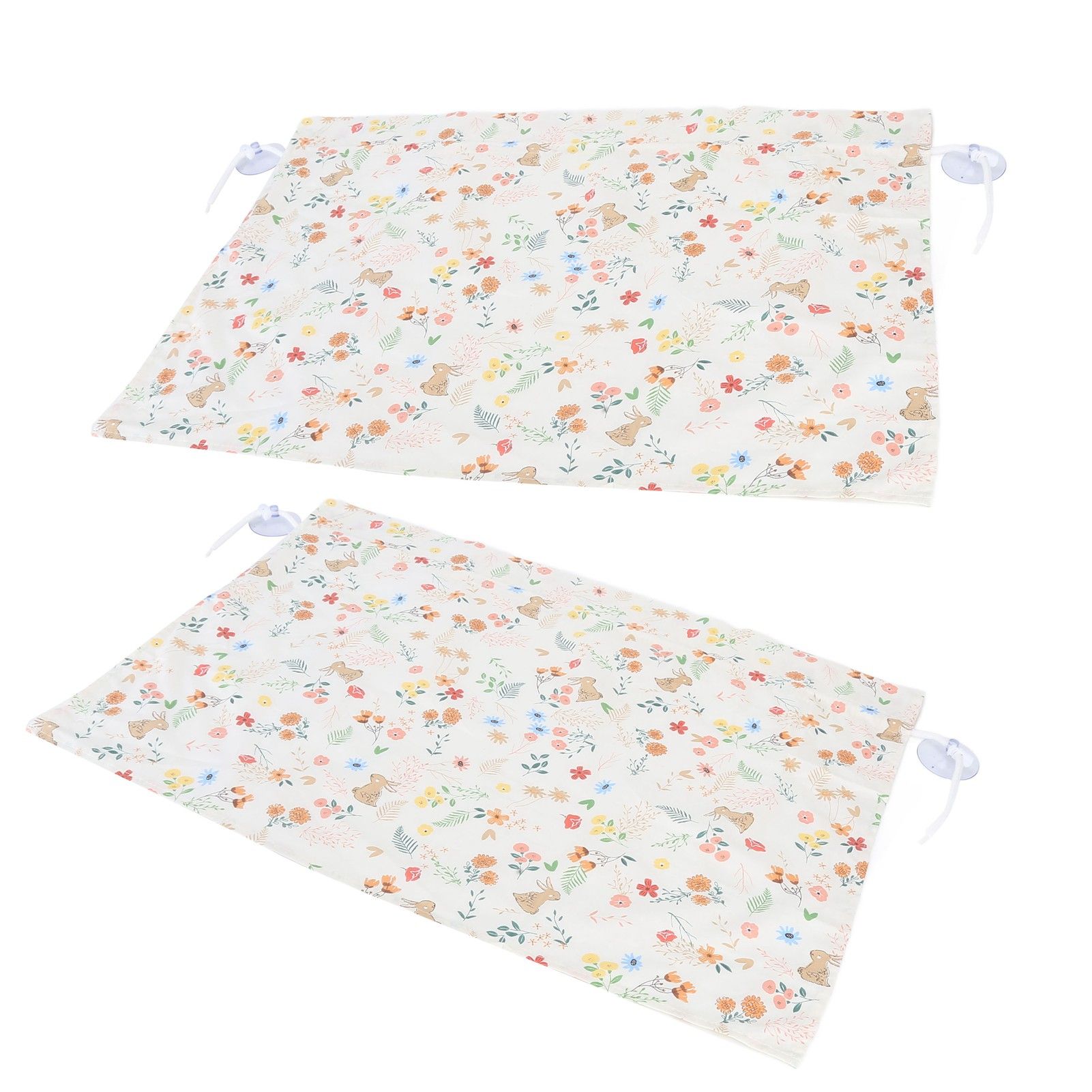 2PCS Simple Style Sunshade Curtain Adjustable Car Side Window Curtain Cute Car Curtain with Suction CupType 1 - Image 5