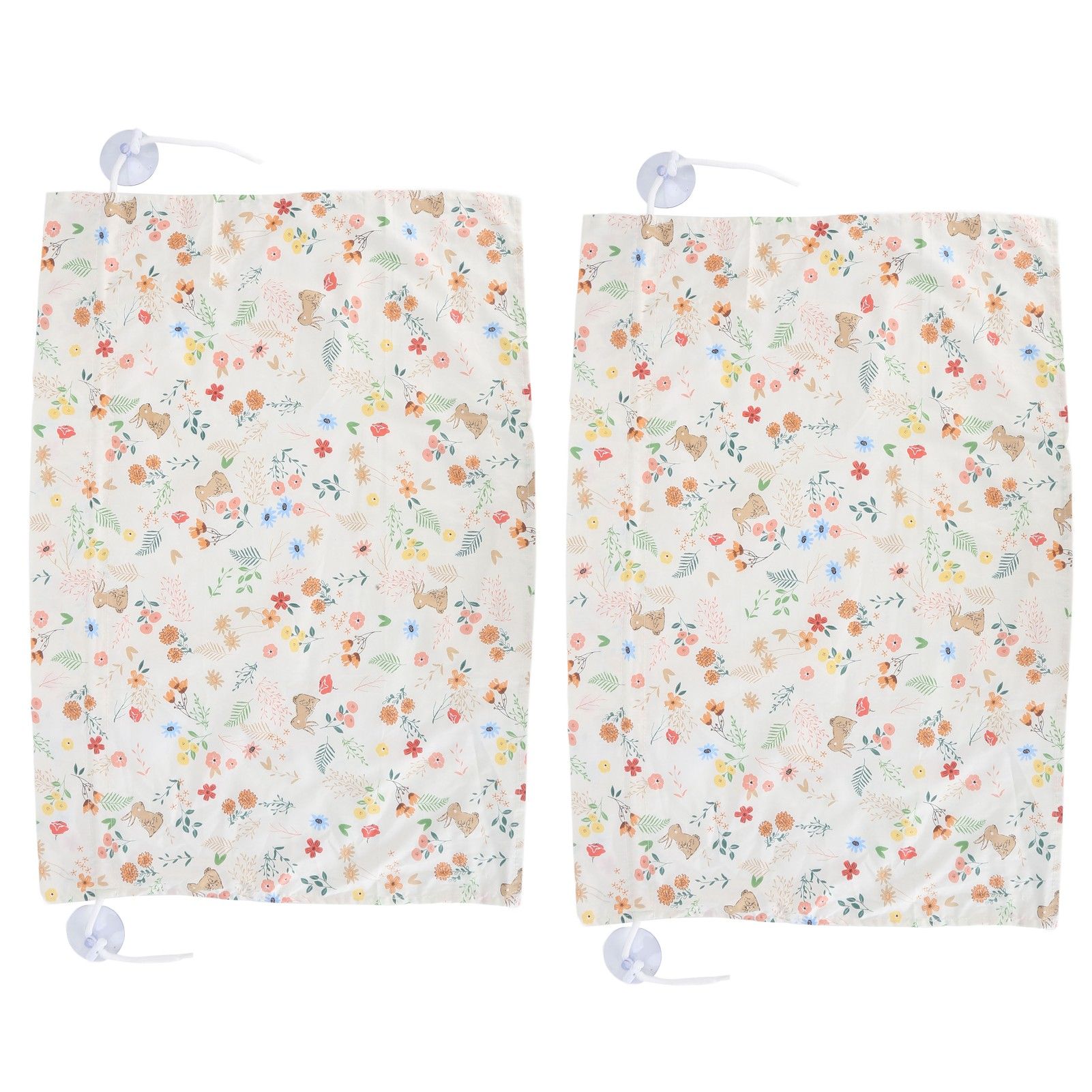 2PCS Simple Style Sunshade Curtain Adjustable Car Side Window Curtain Cute Car Curtain with Suction CupType 1 - Image 8