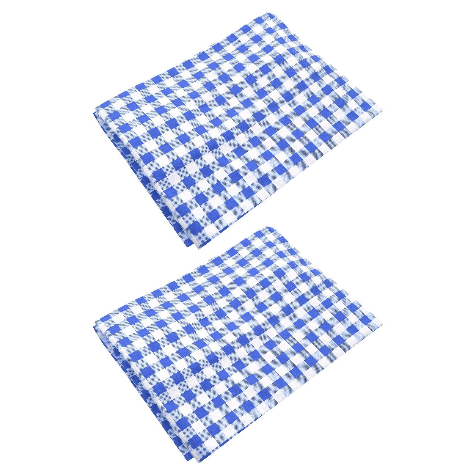 2Pcs Grid Design Anti Ultraviolet Car Curtain Side Car Window Sun Shade with Suction CupBlue Grid - Image 7