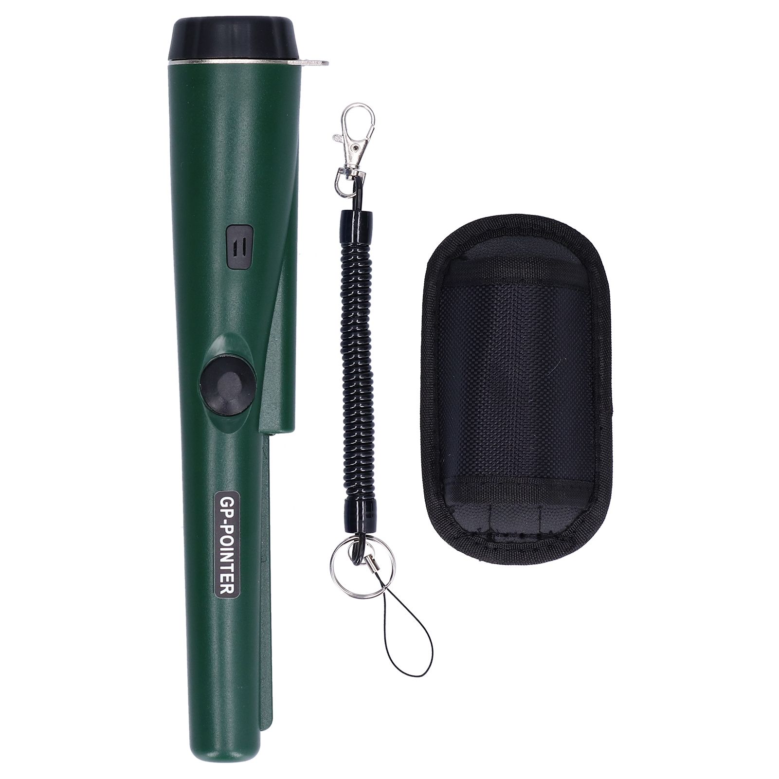 Metal Detector Professional Portable Waterproof Handheld Metal Detector with LED LightMilitary Green - Image 1
