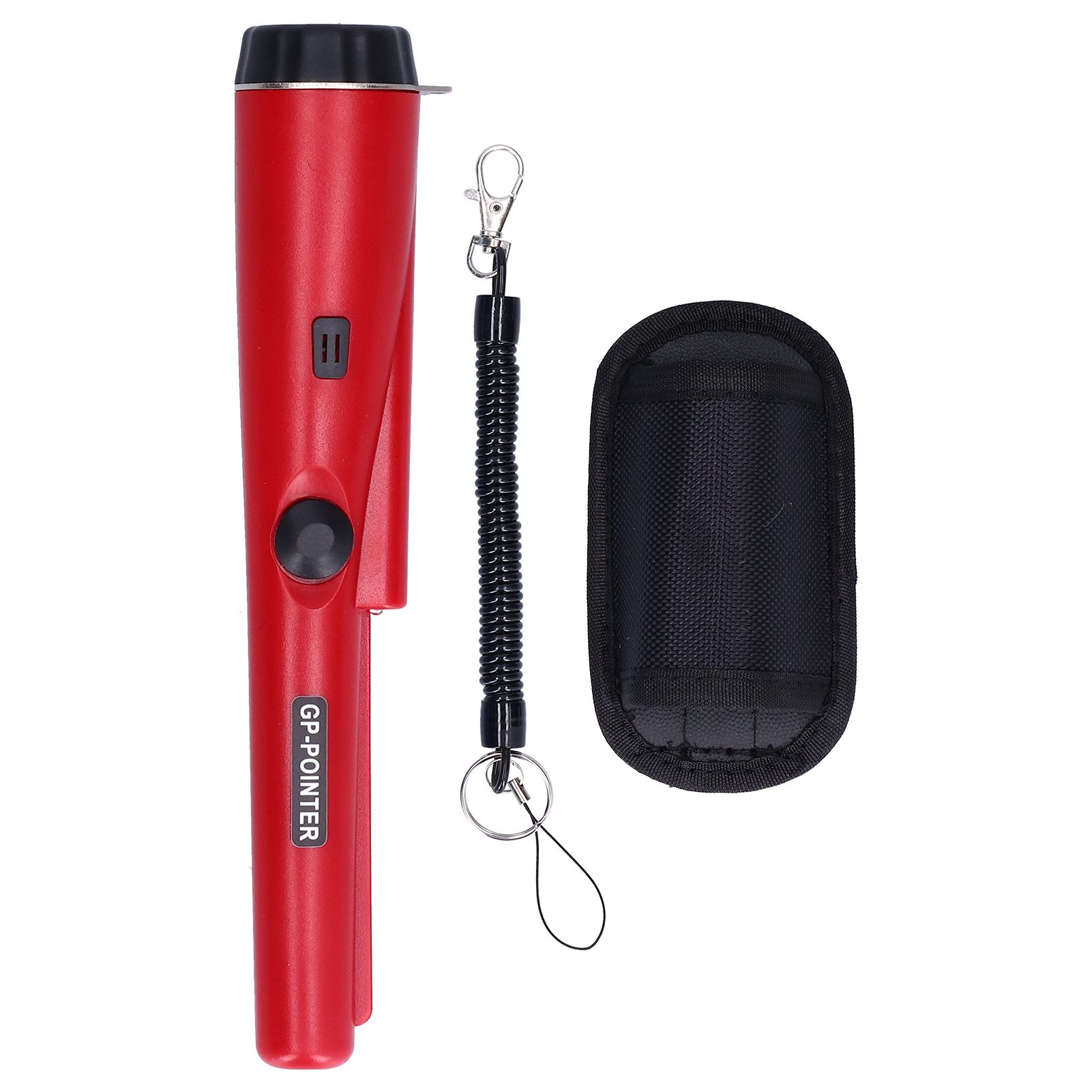 Metal Detector Professional Portable Waterproof Handheld Metal Detector with LED LightDark Red - Image 1
