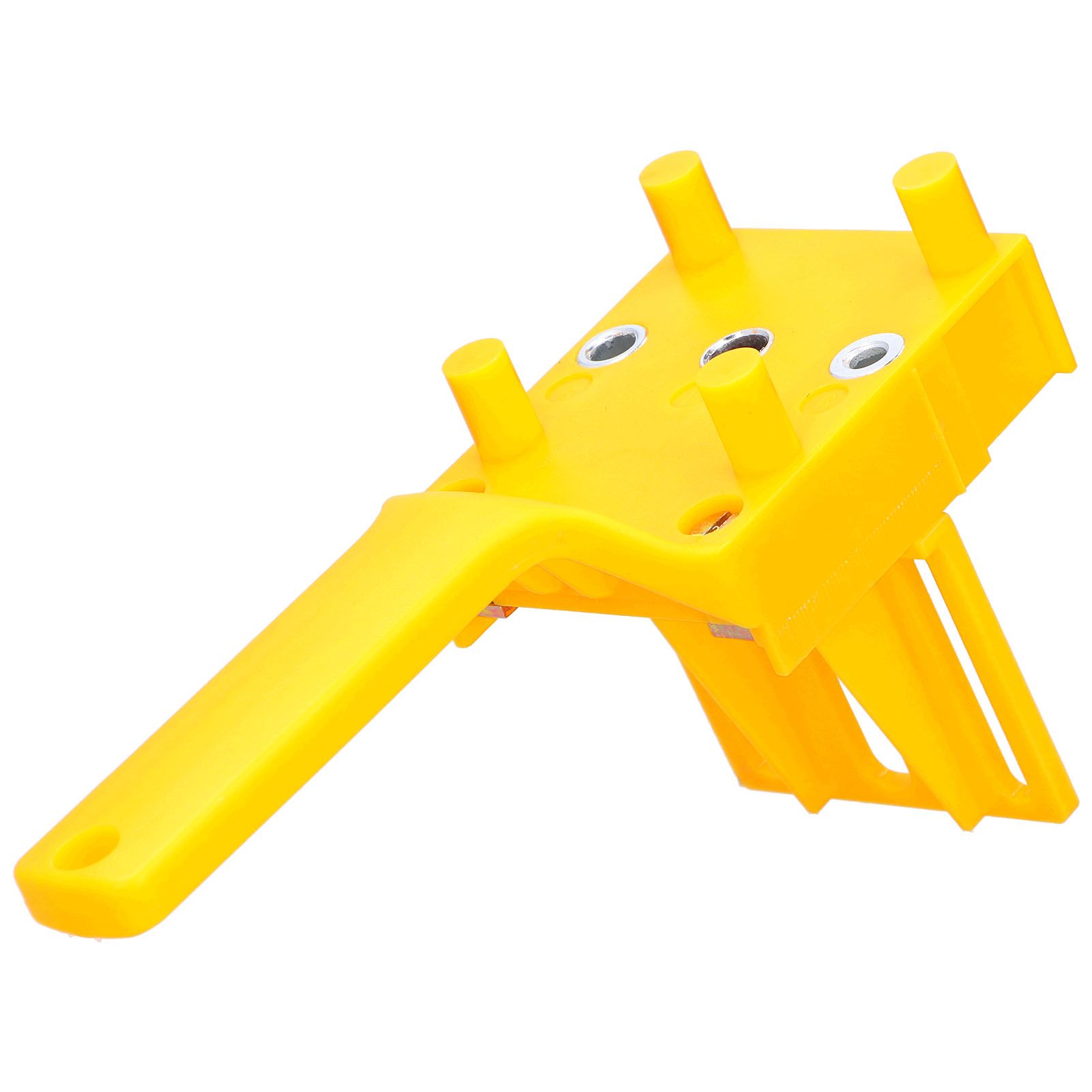 41Pcs Dowel Jig Kit Adjustable MultiFunctional Durable HighAccuracy Drill Jig for Straight Holes for Woodworking(Yellow ) - Image 2