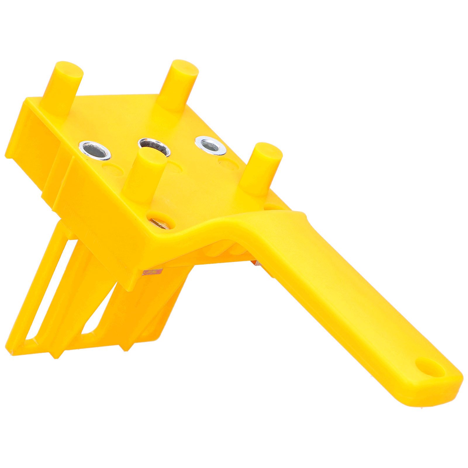 41Pcs Dowel Jig Kit Adjustable MultiFunctional Durable HighAccuracy Drill Jig for Straight Holes for Woodworking(Yellow ) - Image 3