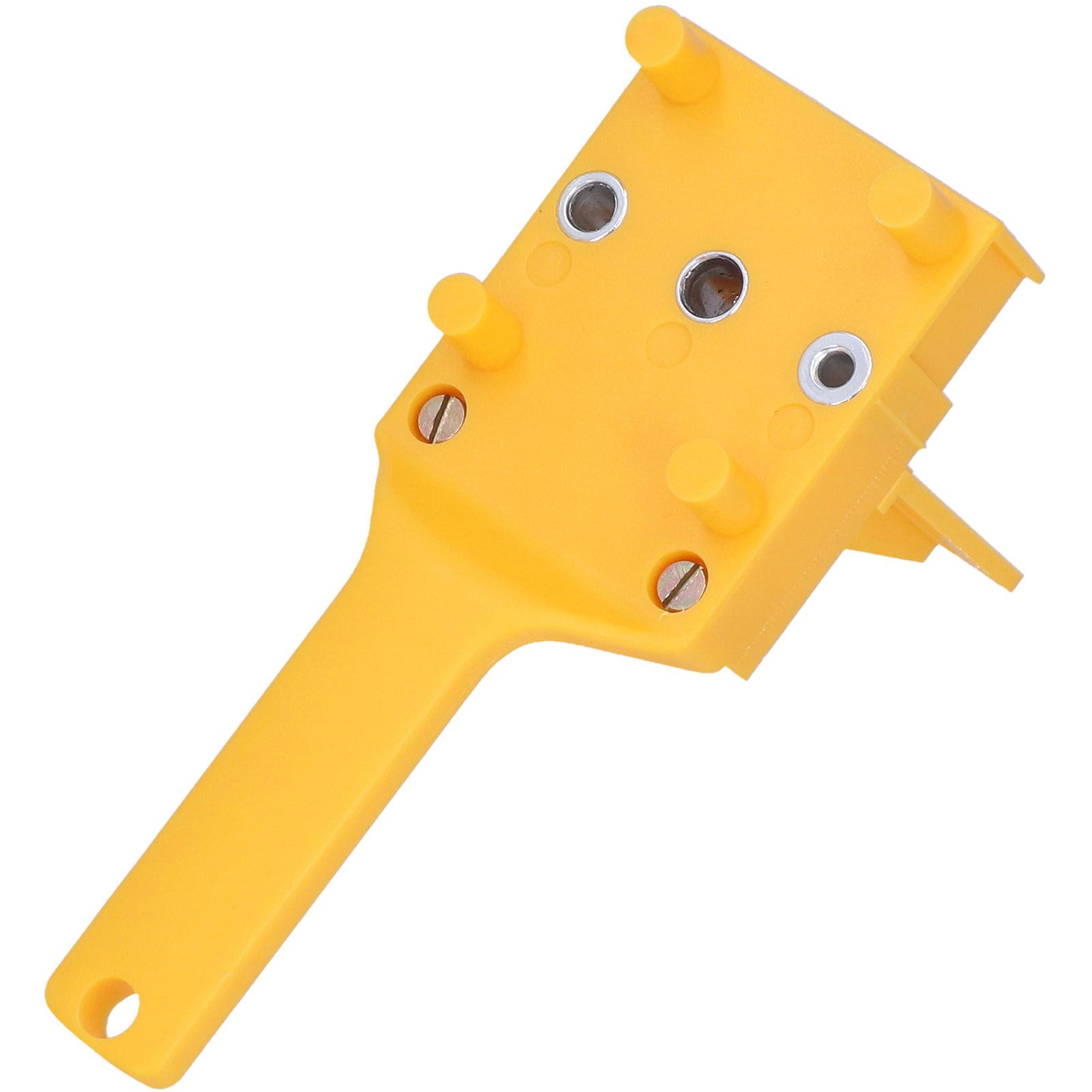 41Pcs Dowel Jig Kit Adjustable MultiFunctional Durable HighAccuracy Drill Jig for Straight Holes for Woodworking(Yellow ) - Image 4