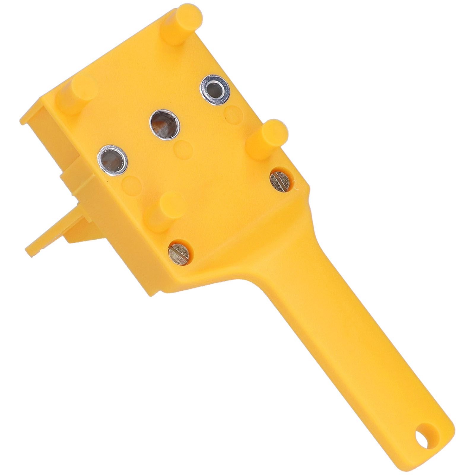 41Pcs Dowel Jig Kit Adjustable MultiFunctional Durable HighAccuracy Drill Jig for Straight Holes for Woodworking(Yellow ) - Image 5