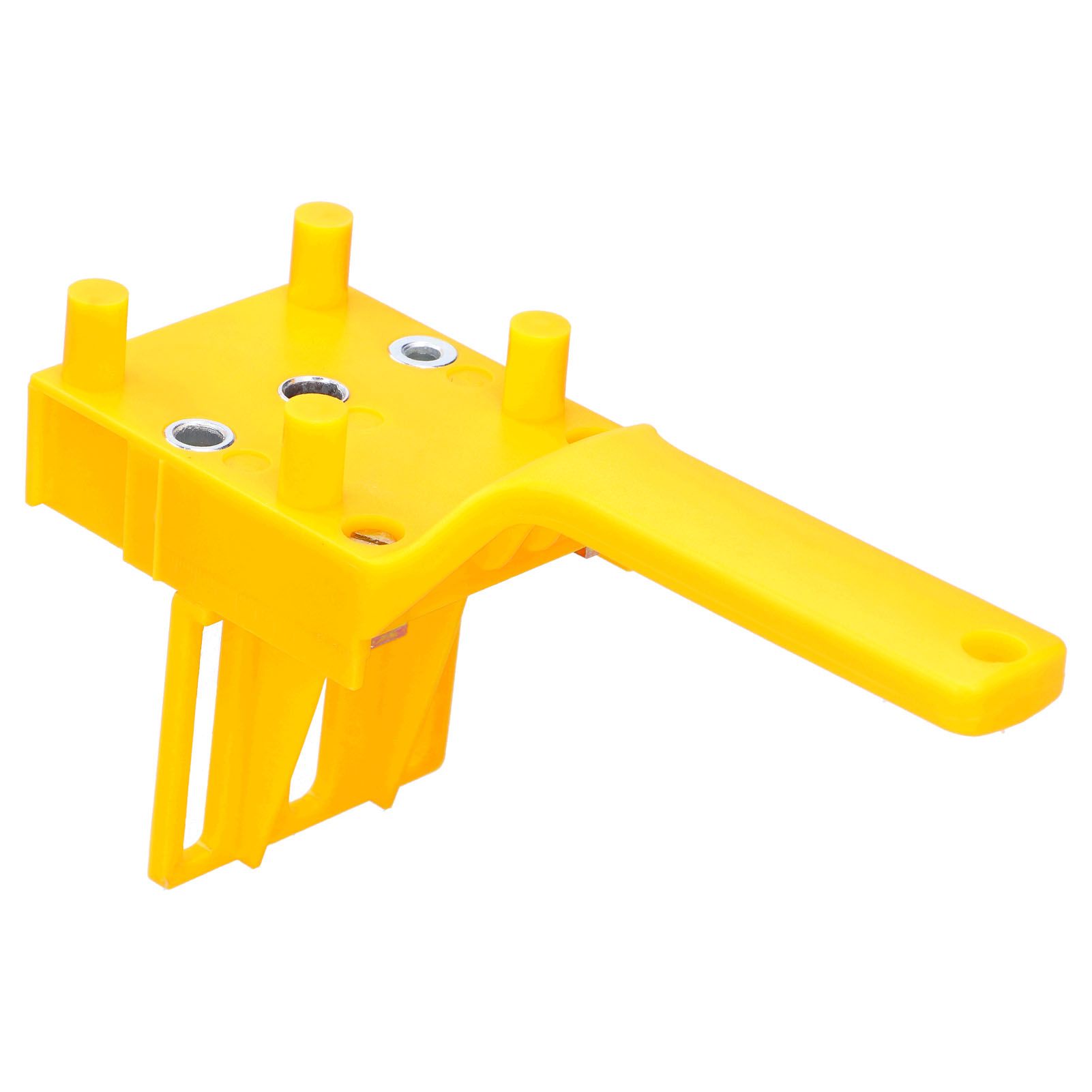 41Pcs Dowel Jig Kit Adjustable MultiFunctional Durable HighAccuracy Drill Jig for Straight Holes for Woodworking(Yellow ) - Image 7