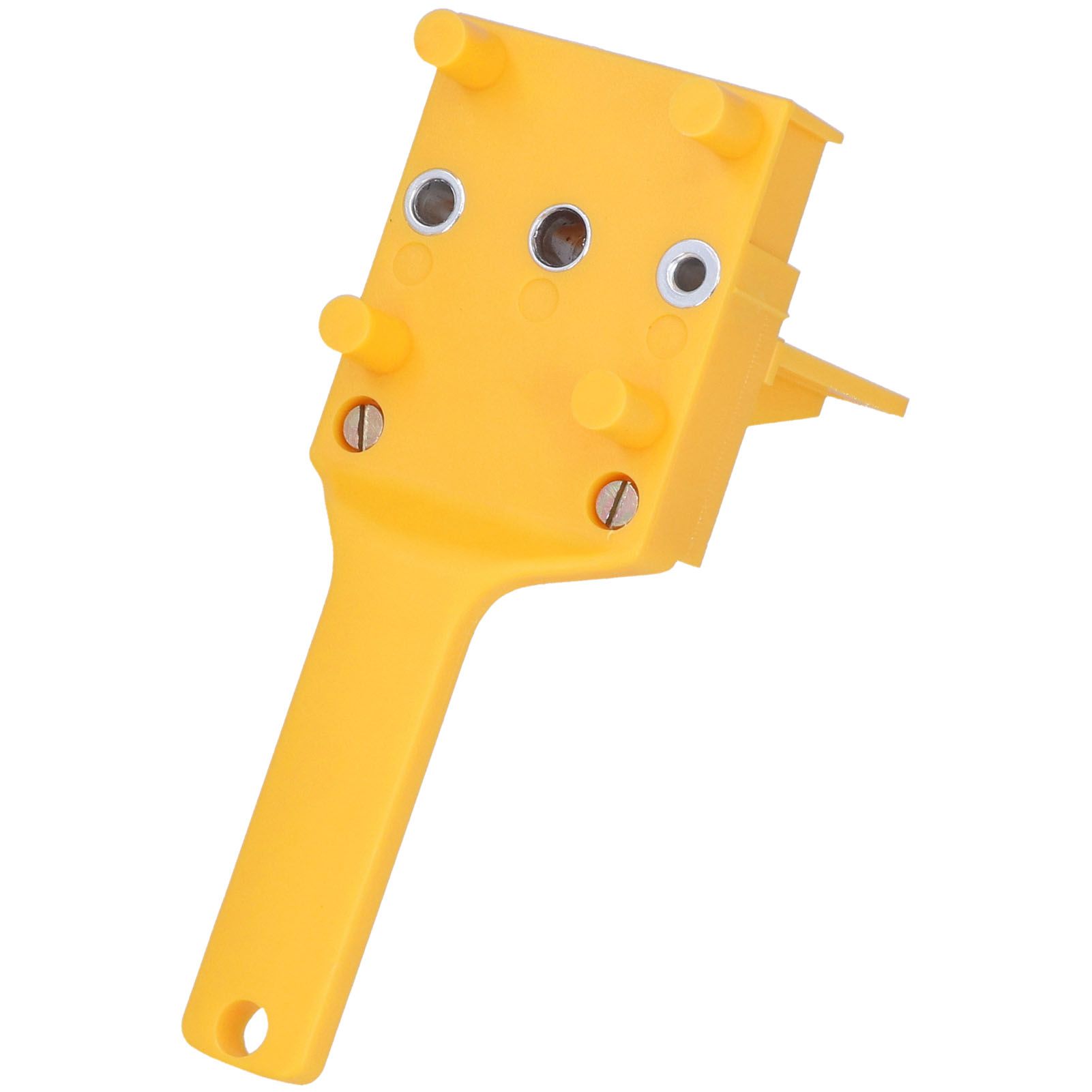 41Pcs Dowel Jig Kit Adjustable MultiFunctional Durable HighAccuracy Drill Jig for Straight Holes for Woodworking(Yellow ) - Image 8
