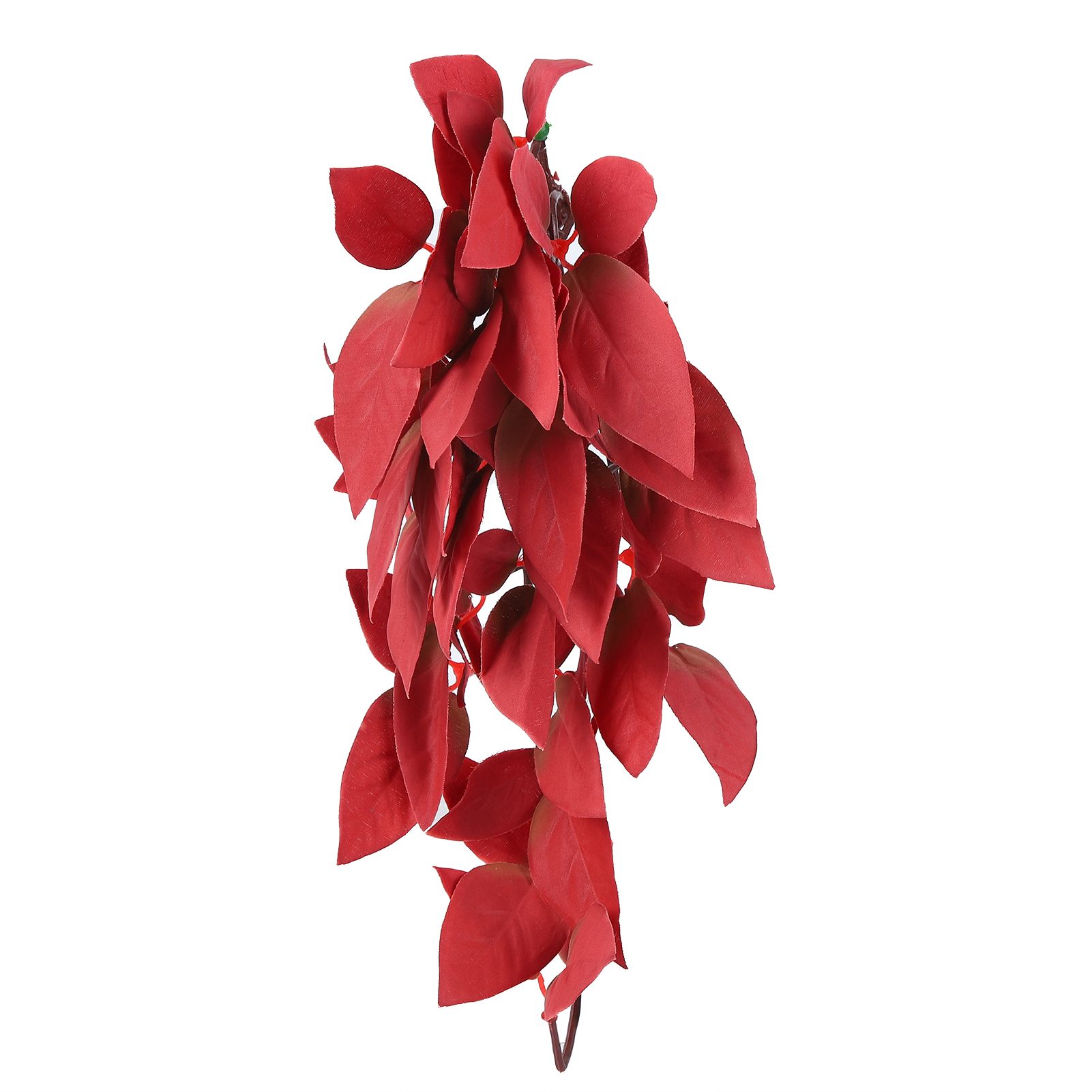Artificial Reptile Plants Lifelike Plastic Plant Hanging Leaves Decoration with Suction Cup for Reptiles Terrarium Fish TankT-1033A4 - Image 6