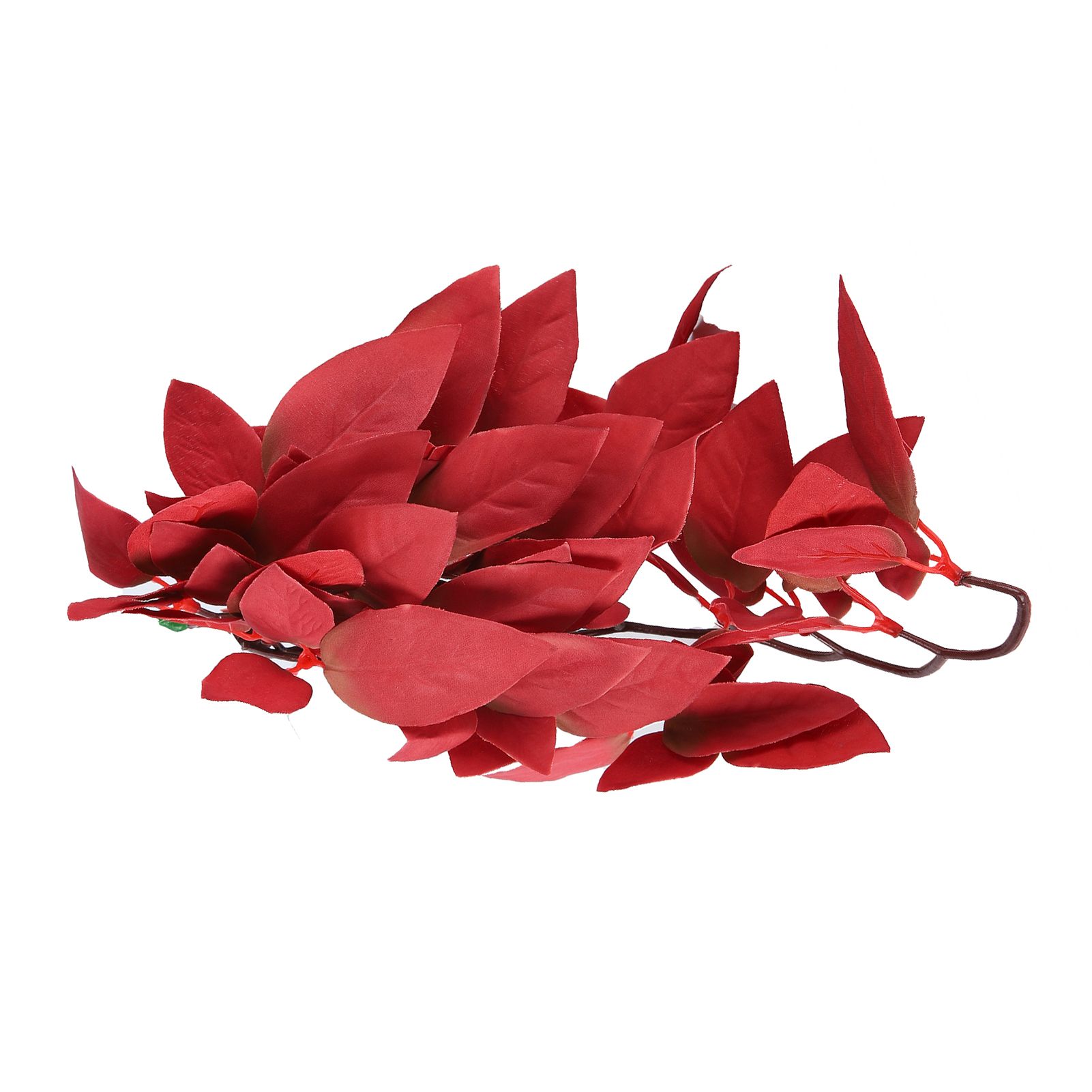 Artificial Reptile Plants Lifelike Plastic Plant Hanging Leaves Decoration with Suction Cup for Reptiles Terrarium Fish TankT-1033A4 - Image 8