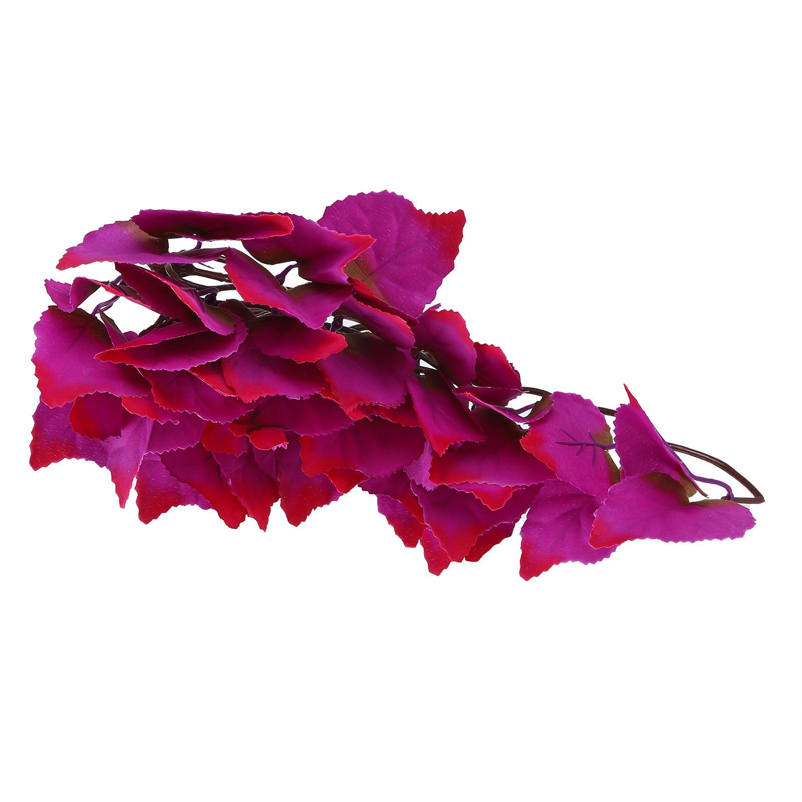 Artificial Reptile Plants Lifelike Plastic Plant Hanging Leaves Decoration with Suction Cup for Reptiles Terrarium Fish TankT-1034J1 - Image 5