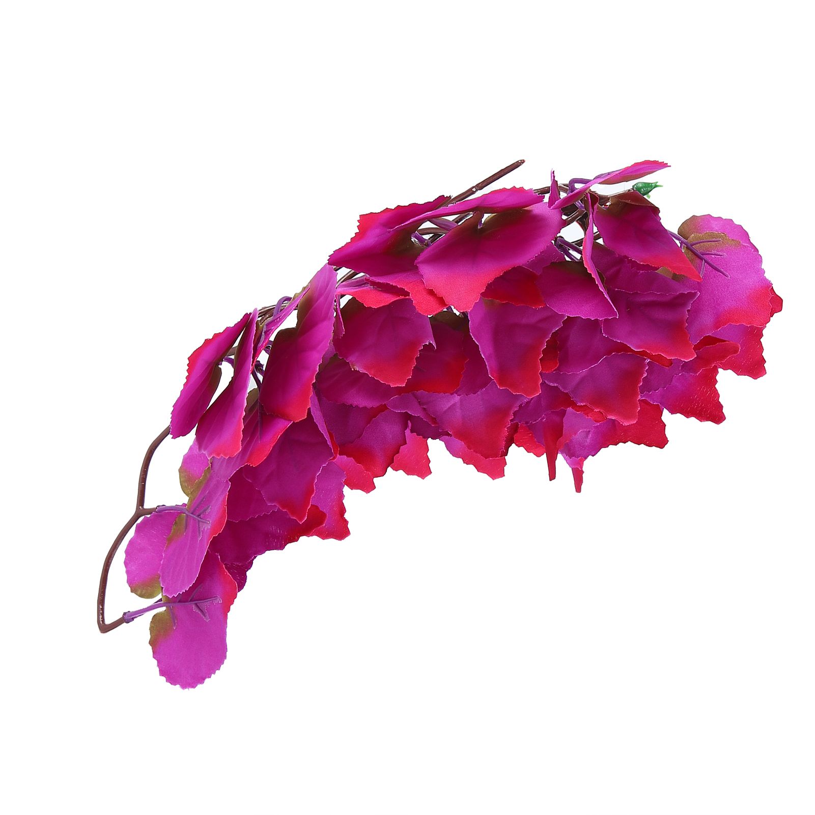Artificial Reptile Plants Lifelike Plastic Plant Hanging Leaves Decoration with Suction Cup for Reptiles Terrarium Fish TankT-1034J1 - Image 6