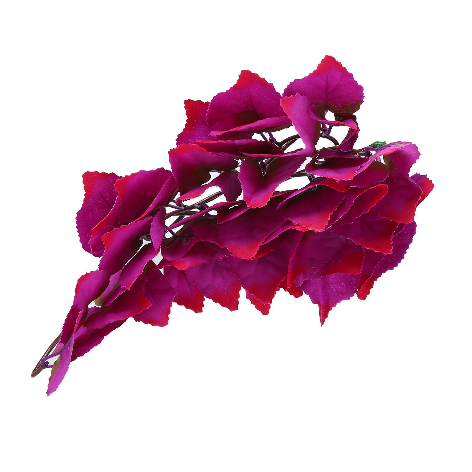 Artificial Reptile Plants Lifelike Plastic Plant Hanging Leaves Decoration with Suction Cup for Reptiles Terrarium Fish TankT-1034J1 - Image 7