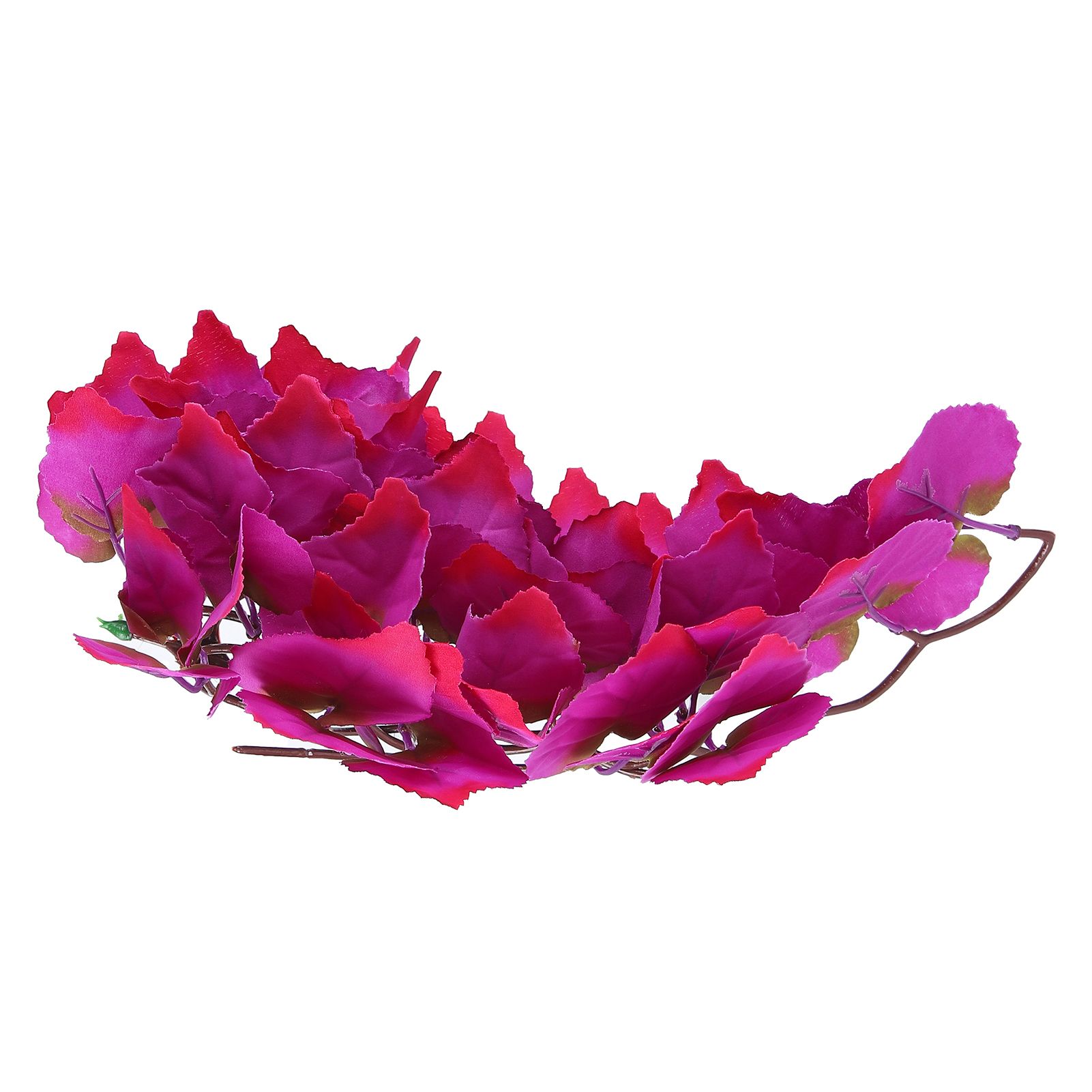 Artificial Reptile Plants Lifelike Plastic Plant Hanging Leaves Decoration with Suction Cup for Reptiles Terrarium Fish TankT-1034J1 - Image 8