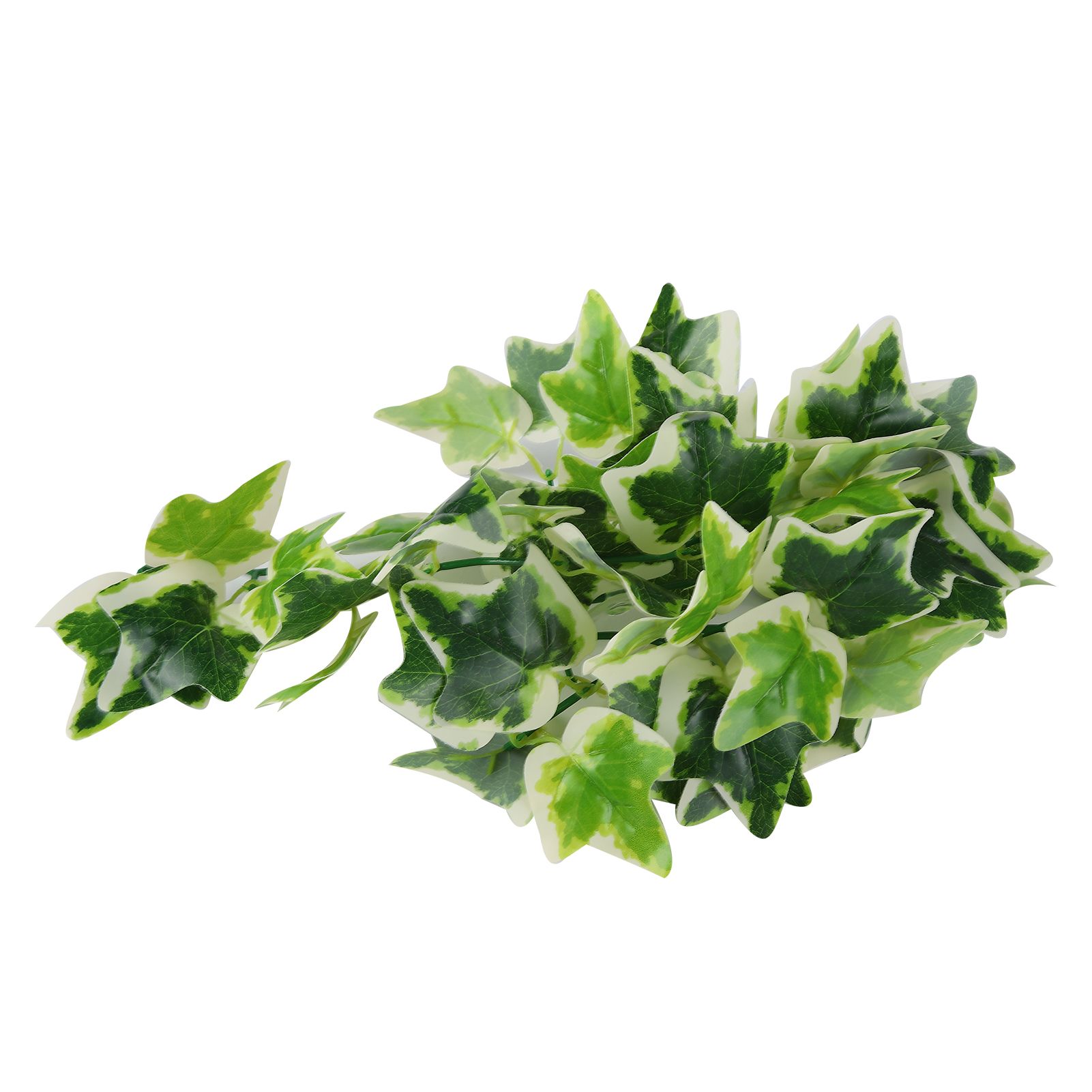 Artificial Reptile Plants Lifelike Plastic Plant Hanging Leaves Decoration with Suction Cup for Reptiles Terrarium Fish TankStar Leaf Vine - Image 2