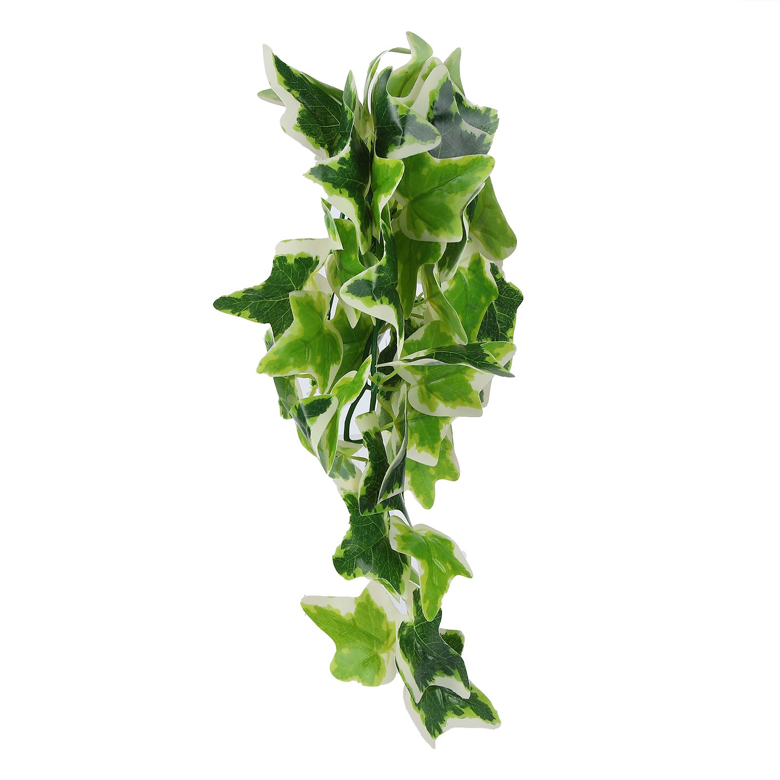 Artificial Reptile Plants Lifelike Plastic Plant Hanging Leaves Decoration with Suction Cup for Reptiles Terrarium Fish TankStar Leaf Vine - Image 3