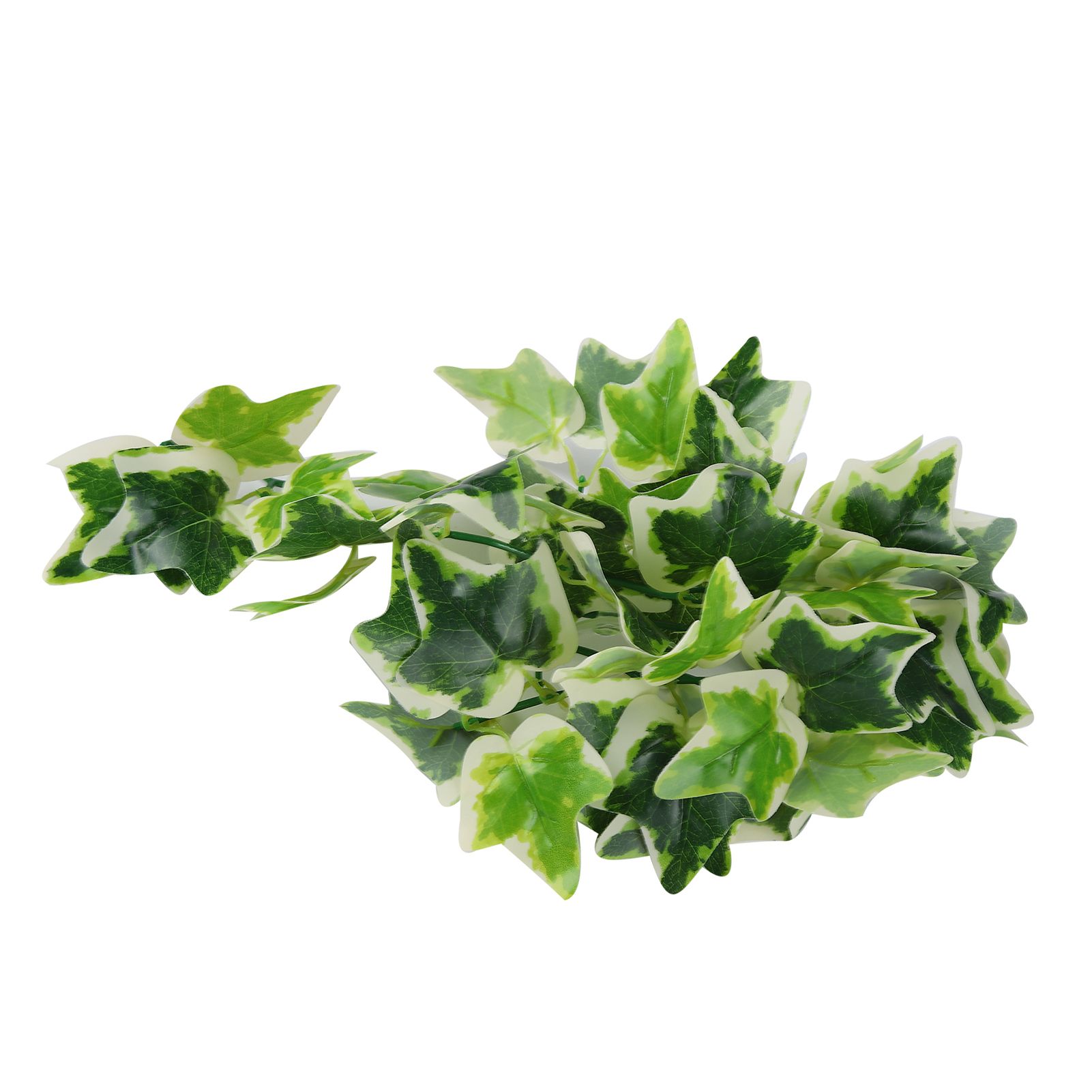 Artificial Reptile Plants Lifelike Plastic Plant Hanging Leaves Decoration with Suction Cup for Reptiles Terrarium Fish TankStar Leaf Vine - Image 4