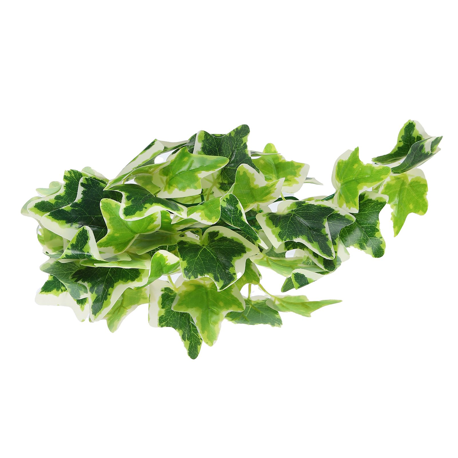 Artificial Reptile Plants Lifelike Plastic Plant Hanging Leaves Decoration with Suction Cup for Reptiles Terrarium Fish TankStar Leaf Vine - Image 5