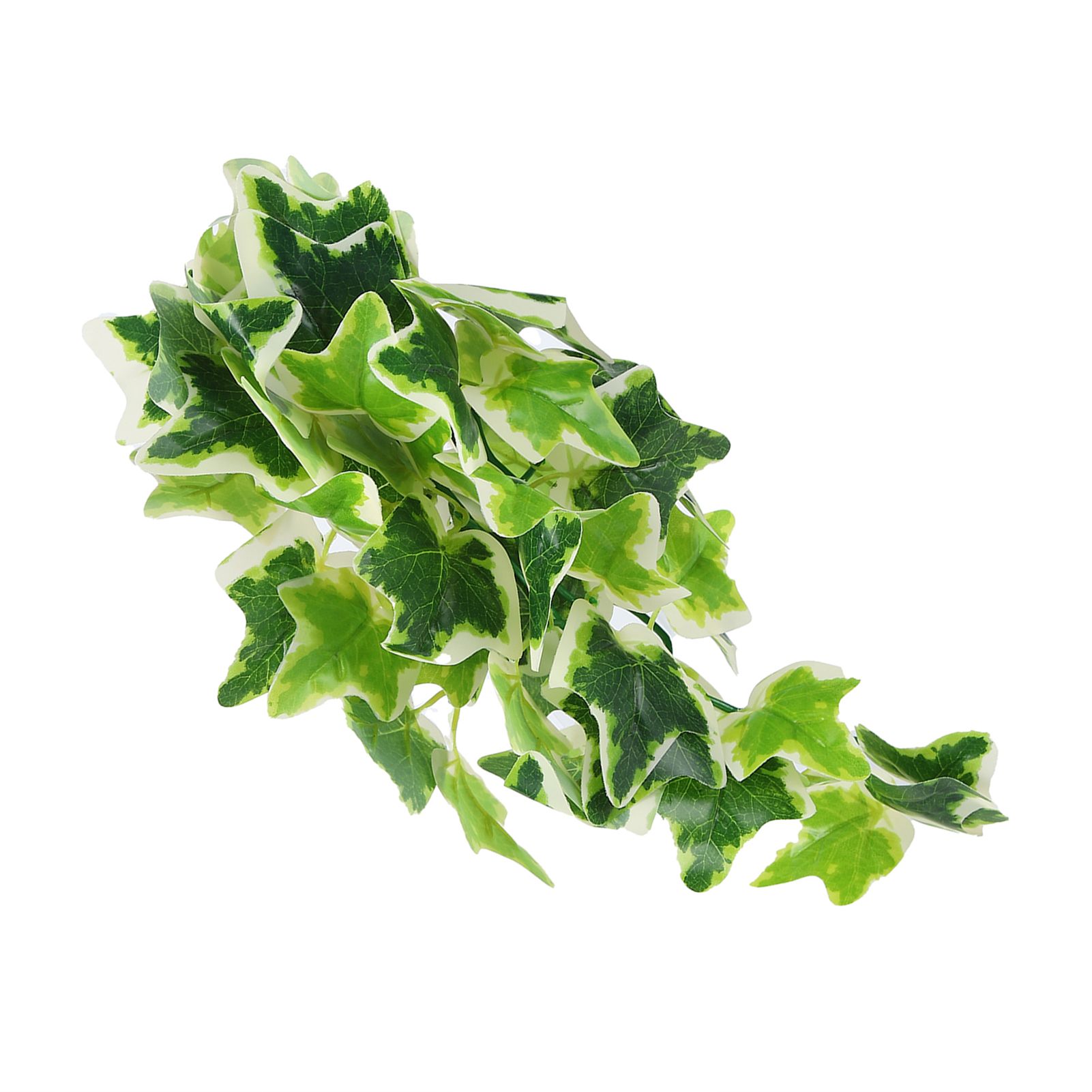 Artificial Reptile Plants Lifelike Plastic Plant Hanging Leaves Decoration with Suction Cup for Reptiles Terrarium Fish TankStar Leaf Vine - Image 8