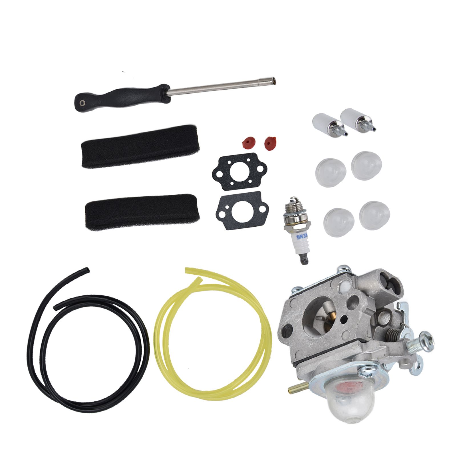 753-06190 Carburetor with Fuel Filter Air Filter Primer Bulb Kit for Troybilt TB22EC TB32EC TB80EC TB22 TB21EC - Image 6