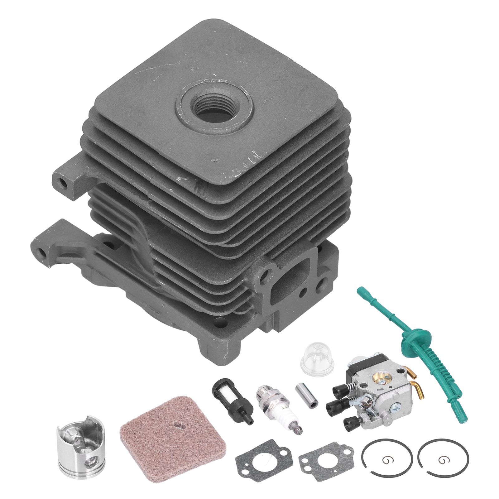 34mm Cylinder Piston Carburetor Wear Resistant Air Filter Repair Kit 4140 020 1202 Fit for Stihl FS55 FS45 FS38 - Image 2