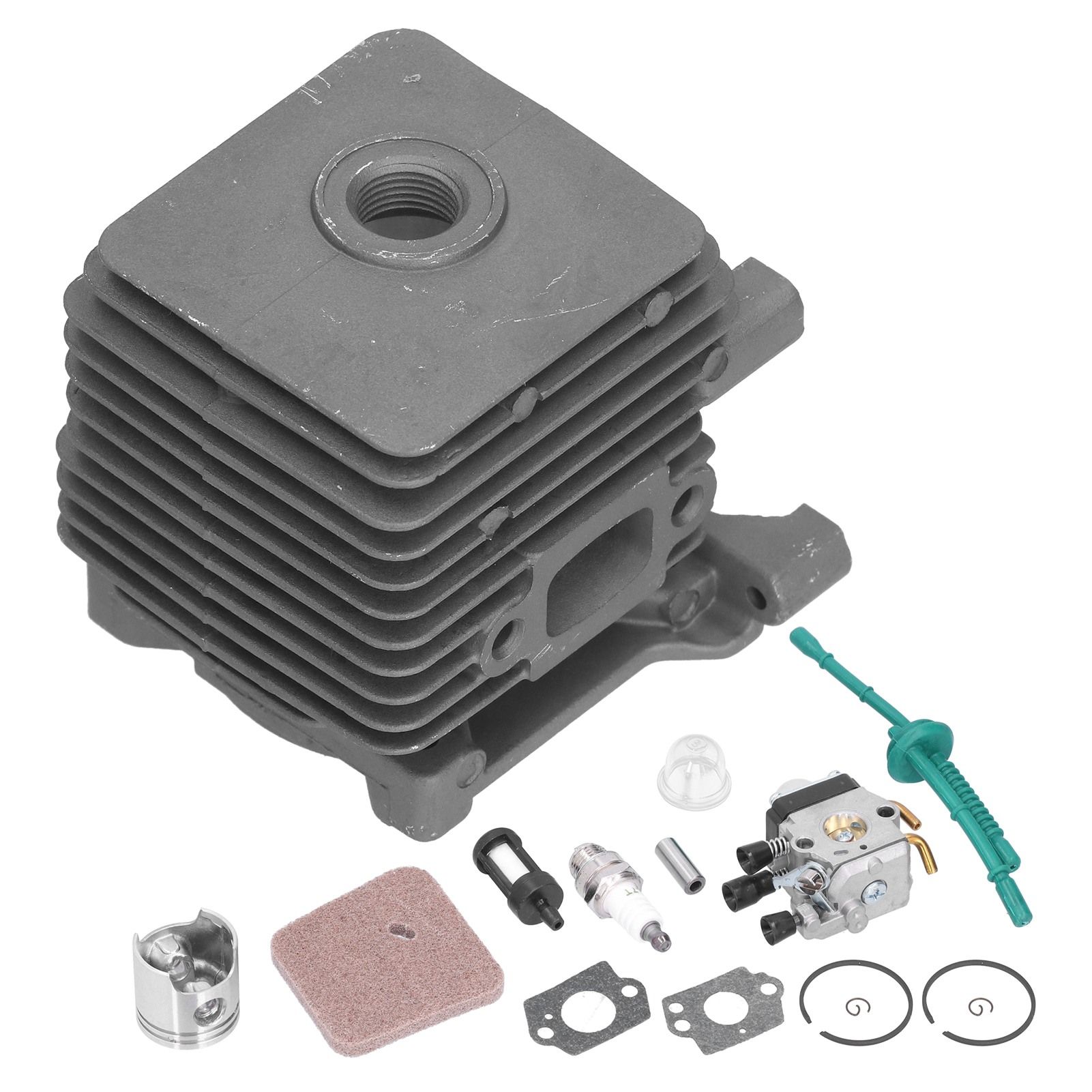 34mm Cylinder Piston Carburetor Wear Resistant Air Filter Repair Kit 4140 020 1202 Fit for Stihl FS55 FS45 FS38 - Image 4