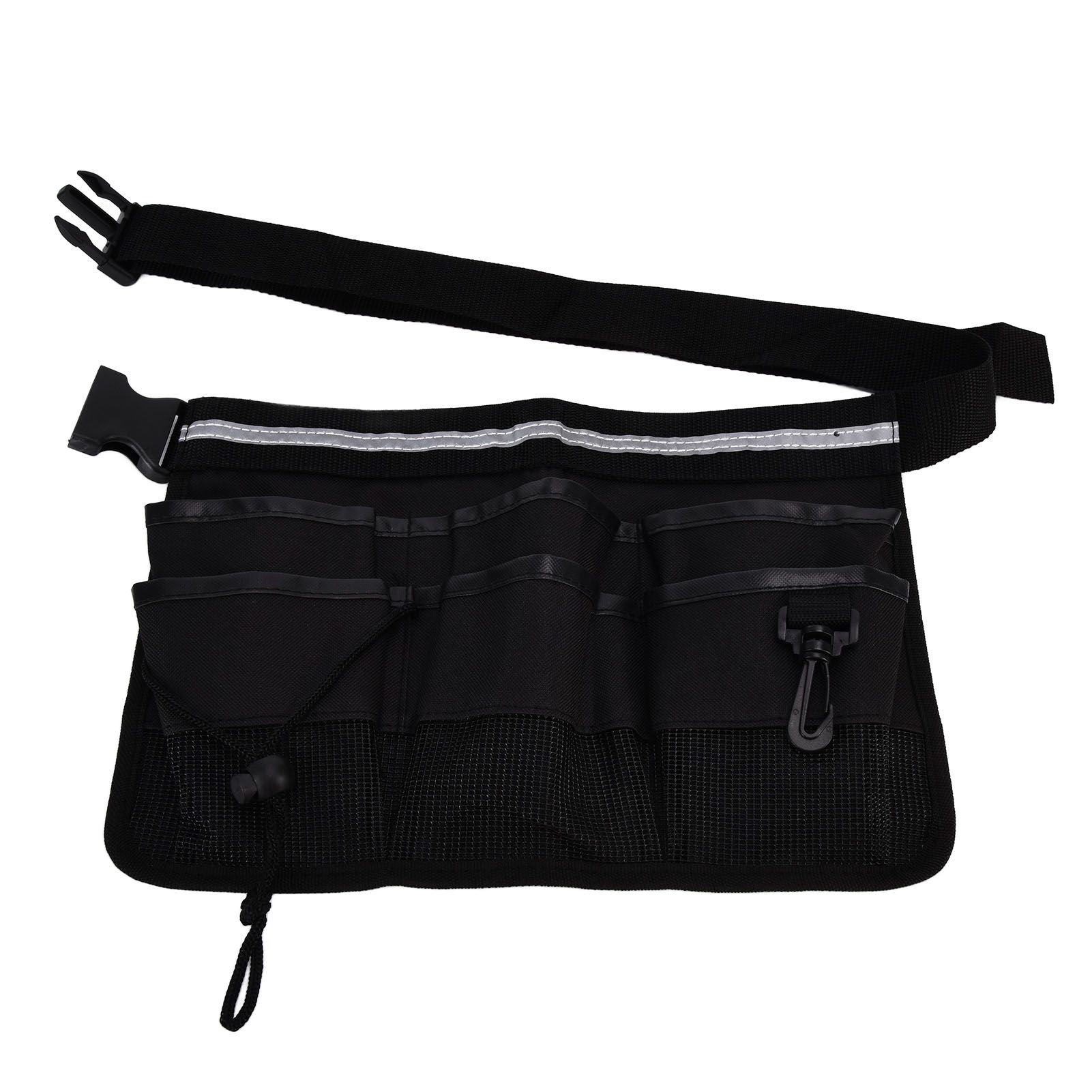 Garden Tool Pocket Adjustable Portable Multi Pocket Design Tool Storage Bag for Storage Tools ItemsBlack - Image 2