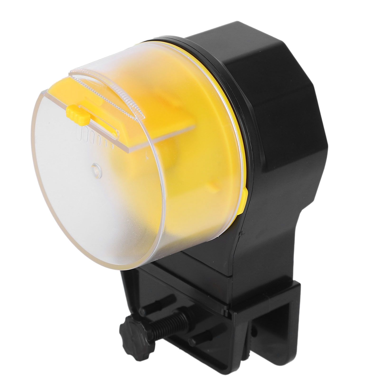 Automatic Fish Feeder Timed Flexible Convenient Clean Easy Installation Fish Tank Food DispenserYellow - Image 5