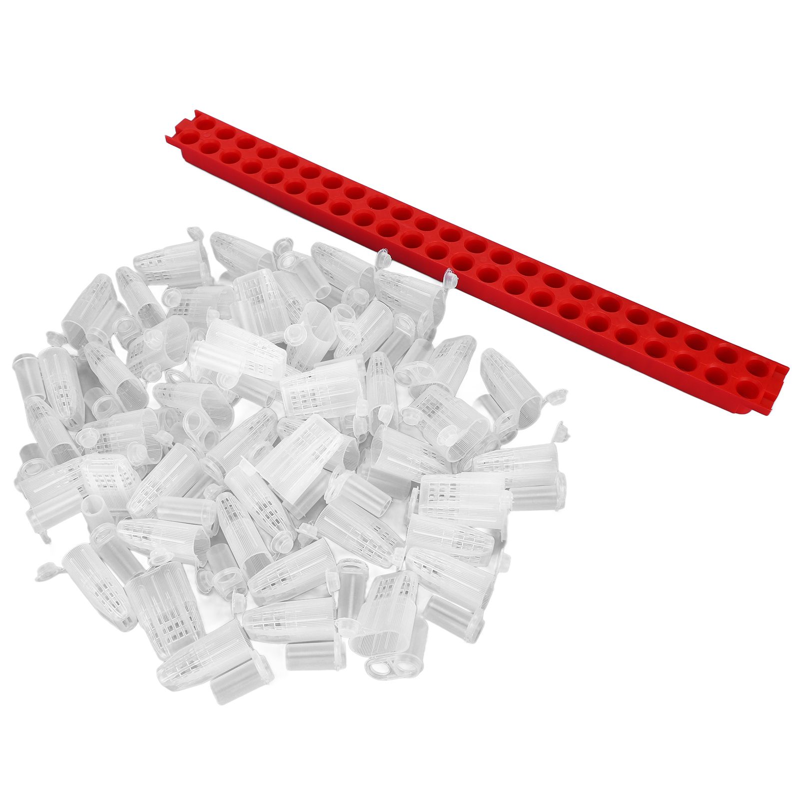Bee Queen Cage Plastic Bee Rearing Cages Kit with Transport Strip Beekeeping Accessories - Image 3